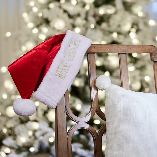 Holiday Living Red Polyester Stocking Holiday Living Red Polyester Stocking