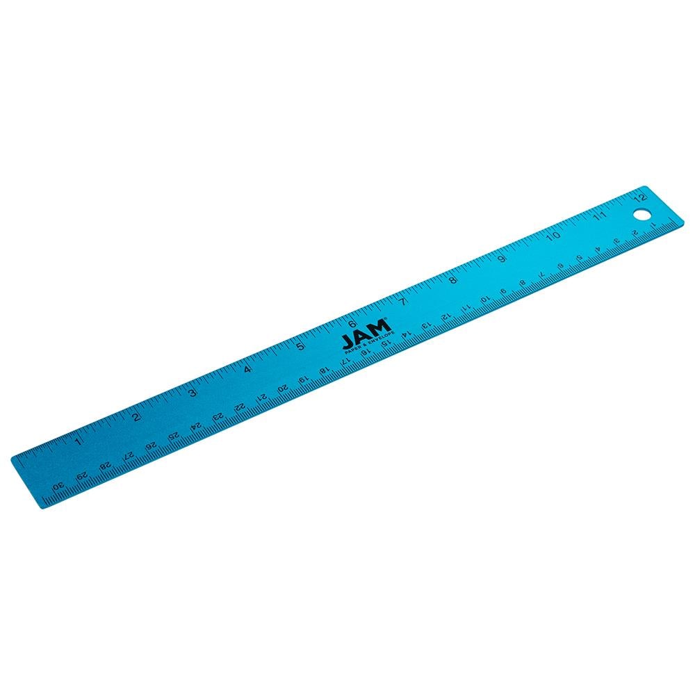 Metal Ruler with Cork Backing:(12+18 Inch) Stainless Steel Ruler Non-  Rulers with Inch and Centimeters 