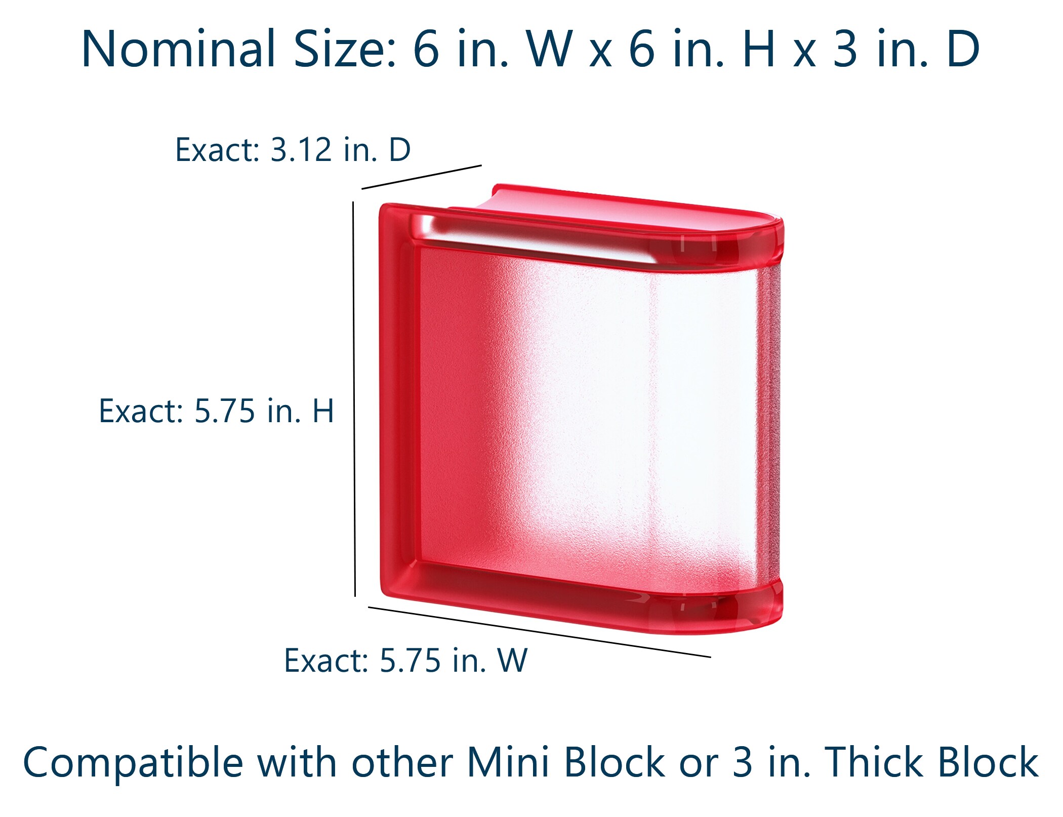 myMINIGLASS 123419 Glass-Block - View #2