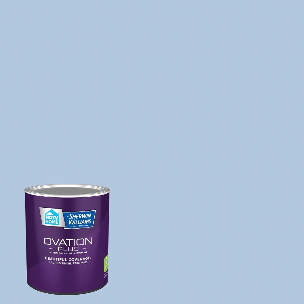 HGTV HOME by Sherwin-Williams 4006-7B-2557210 Ovation Plus Semi-gloss Utterly Blue 4006-7B Latex Interior Paint Paint + Primer ( 1-quart )