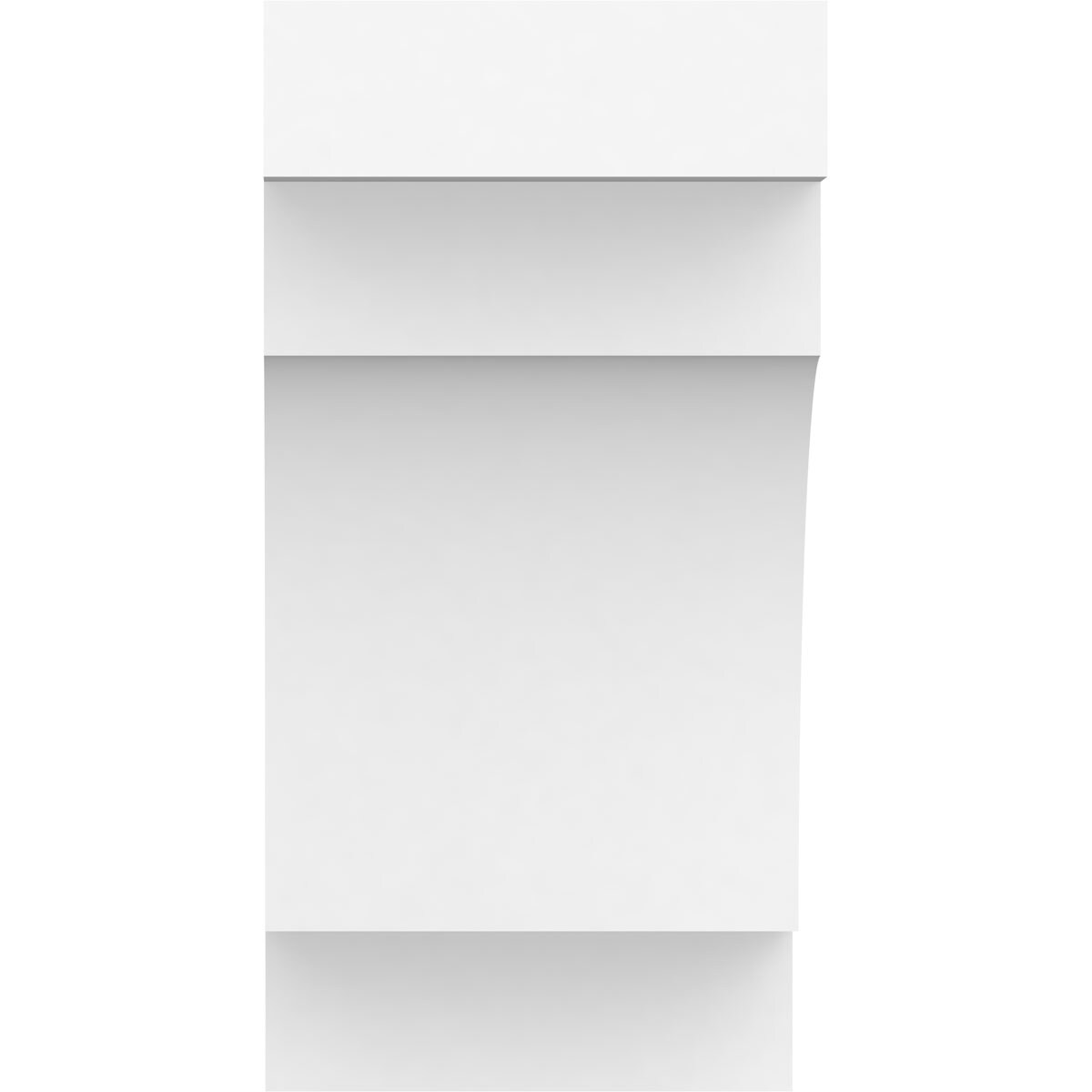 Ekena Millwork RFTP04X08X30MED Exterior-Brackets-Braces - View #2