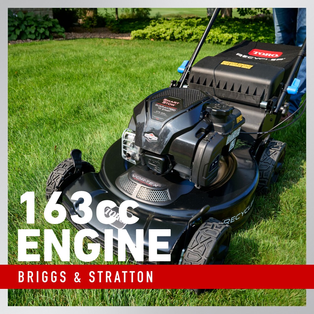 Toro Recycler Max 22-in Gas Self-propelled Lawn Mower with 163-cc Briggs and Stratton Engine