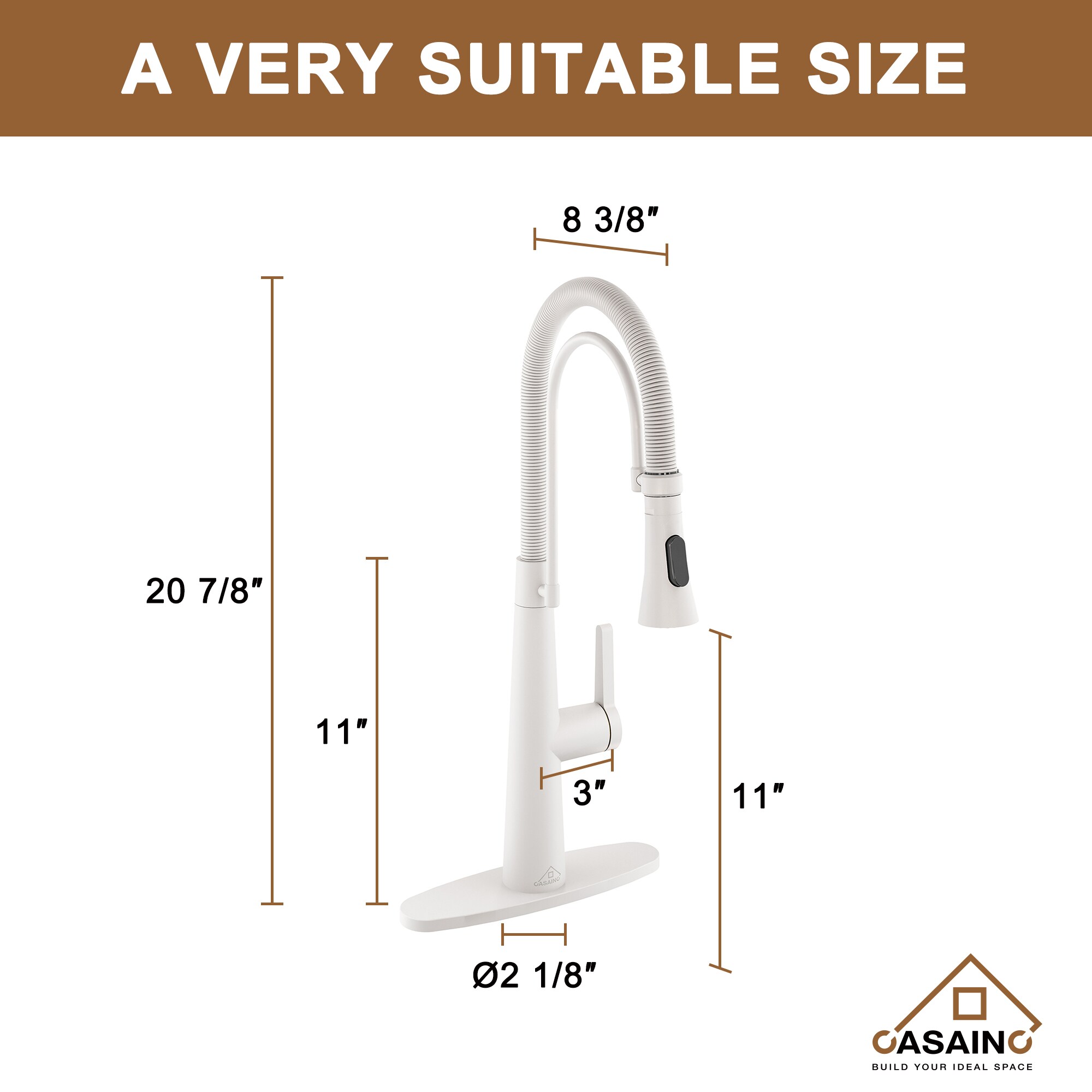 CASAINC CA-D0462-MW Kitchen-Faucets - View #9