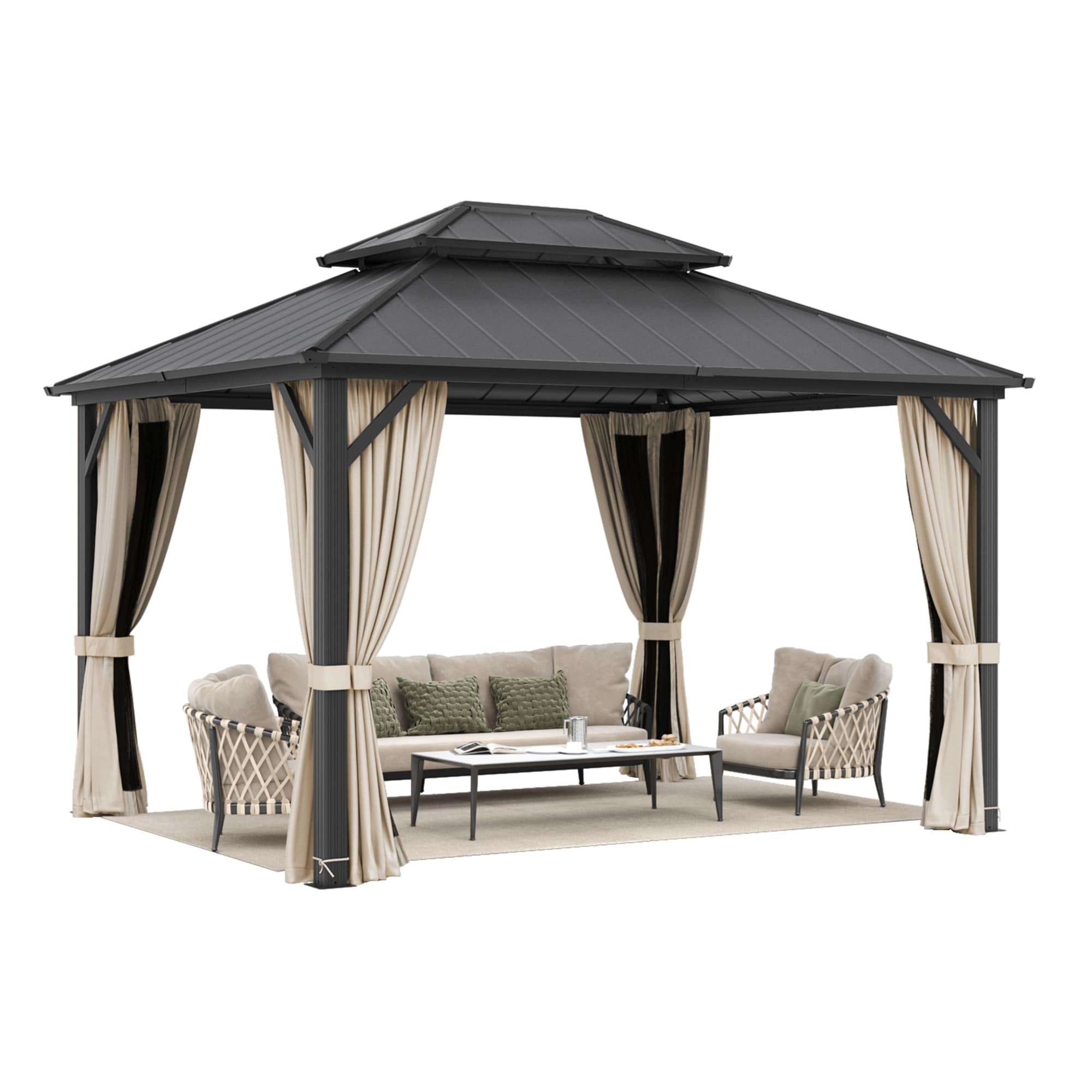 Yurevna KKLT-BL-1 Wood-Resin-Gazebos - View #5