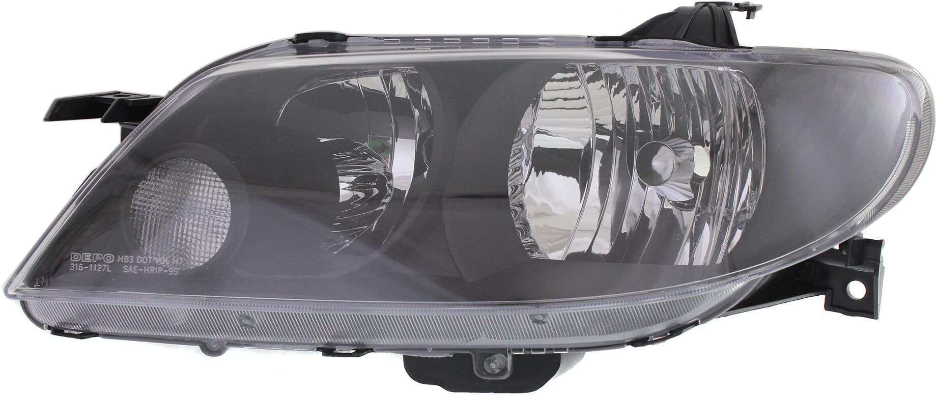 Garage-Pro JCWM100178GP Headlight For Mazda Protege5 2002-2003 Lh Lens and Housing Metal Coat Bezel Hatchback