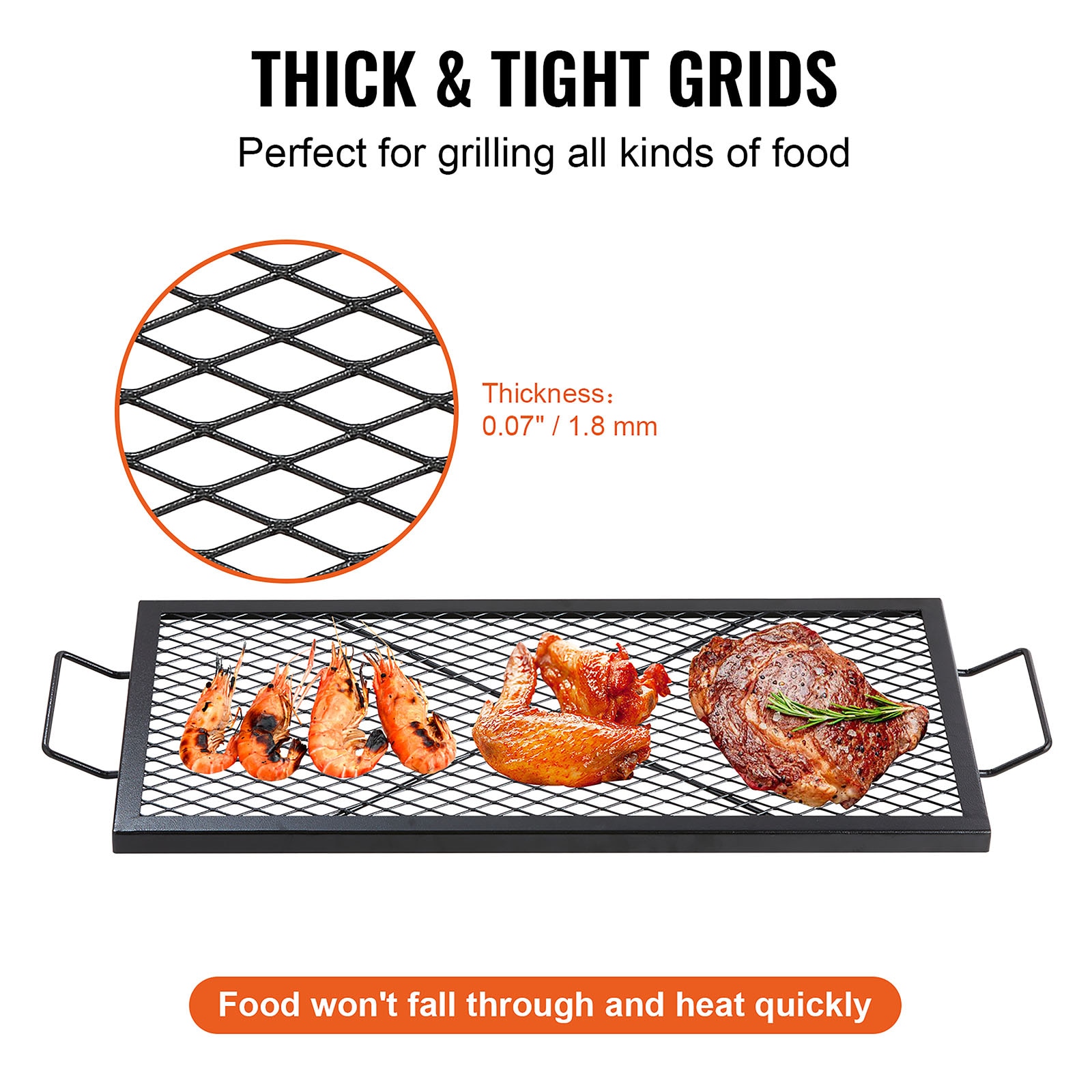VEVOR FXSKKWCHS3215H99QV0 Gas-Grill-Cookgrates-Warmracks - View #5