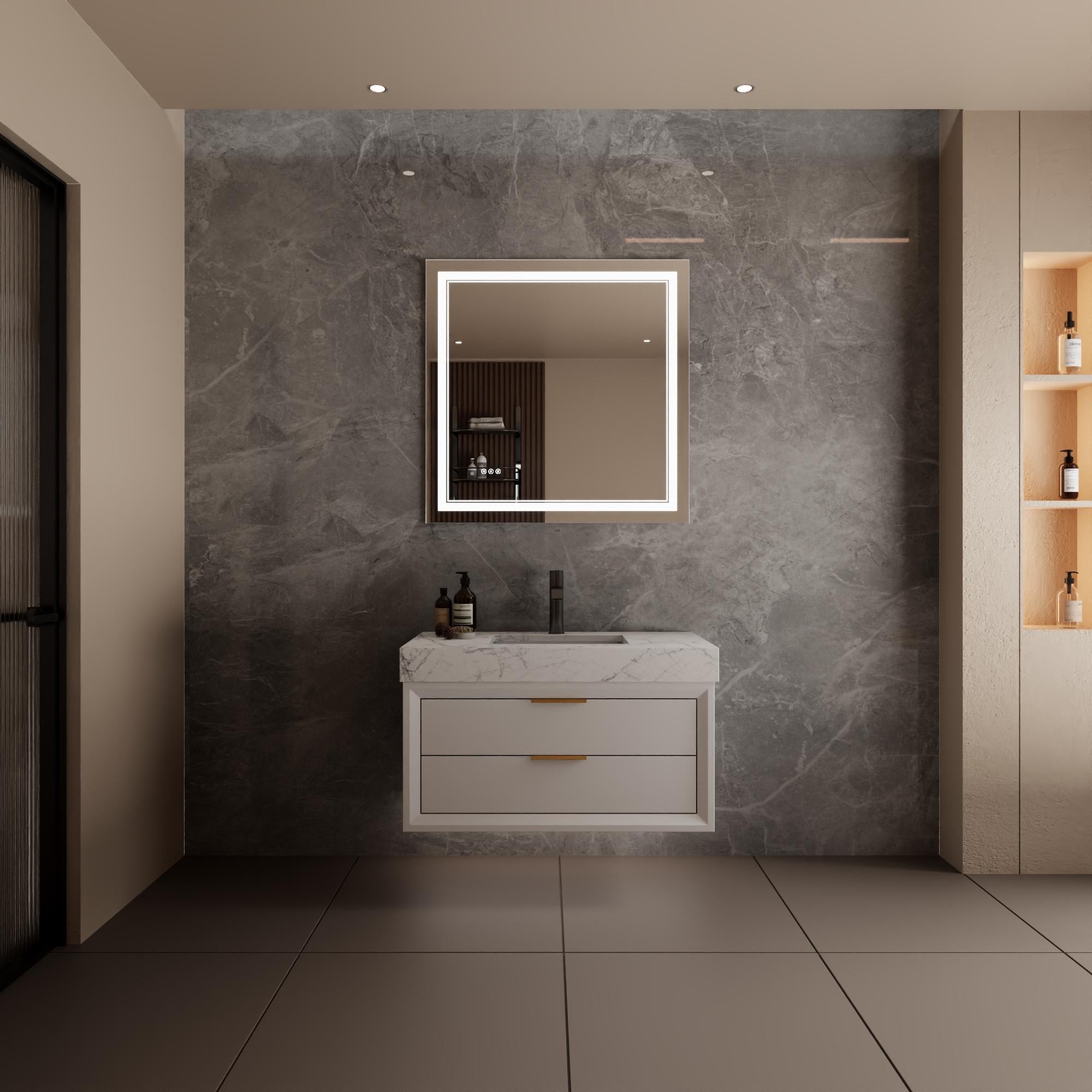 Bayfeve BFXB-10S3636-MIR Framed-Bath-Mirrors - View #18