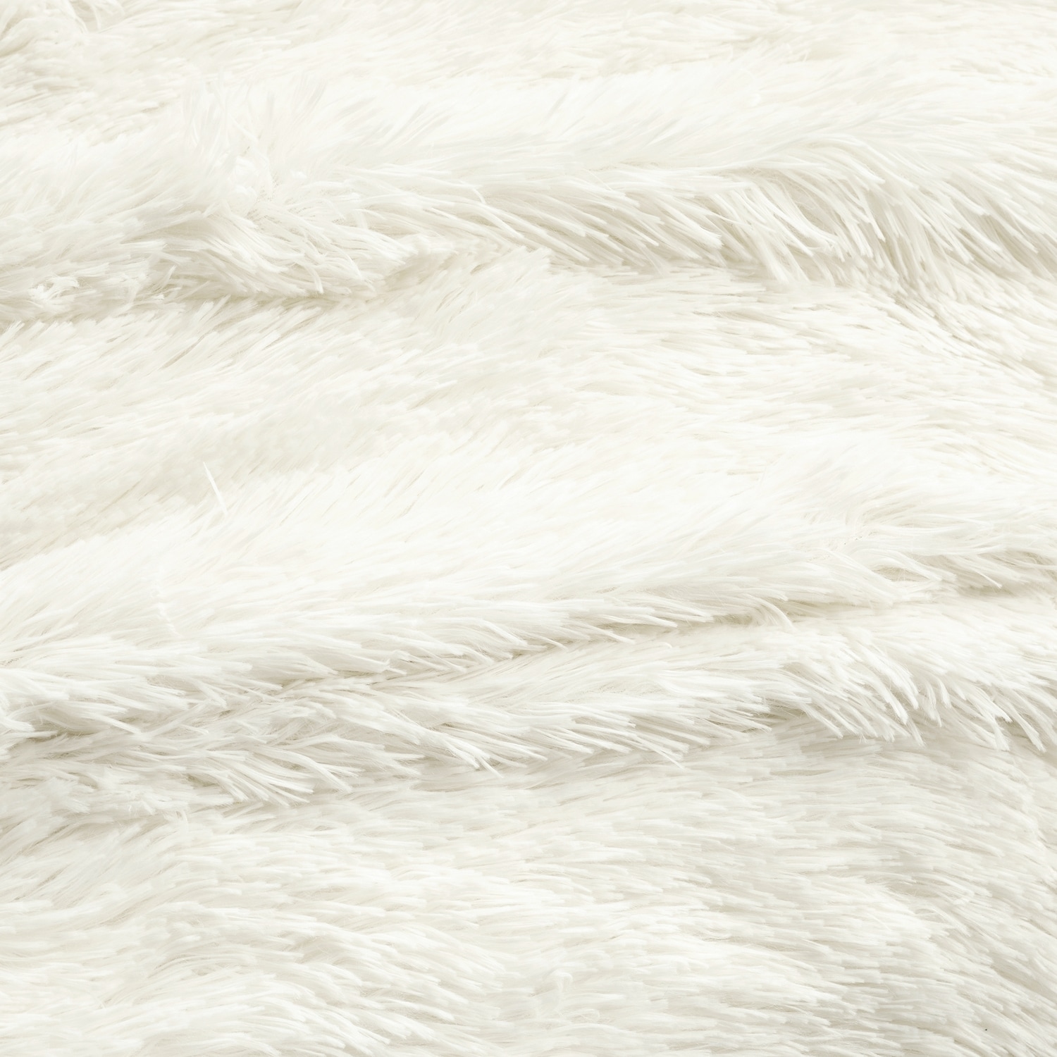 Ivory Twin Faux Fur Comforter and Pillow Set