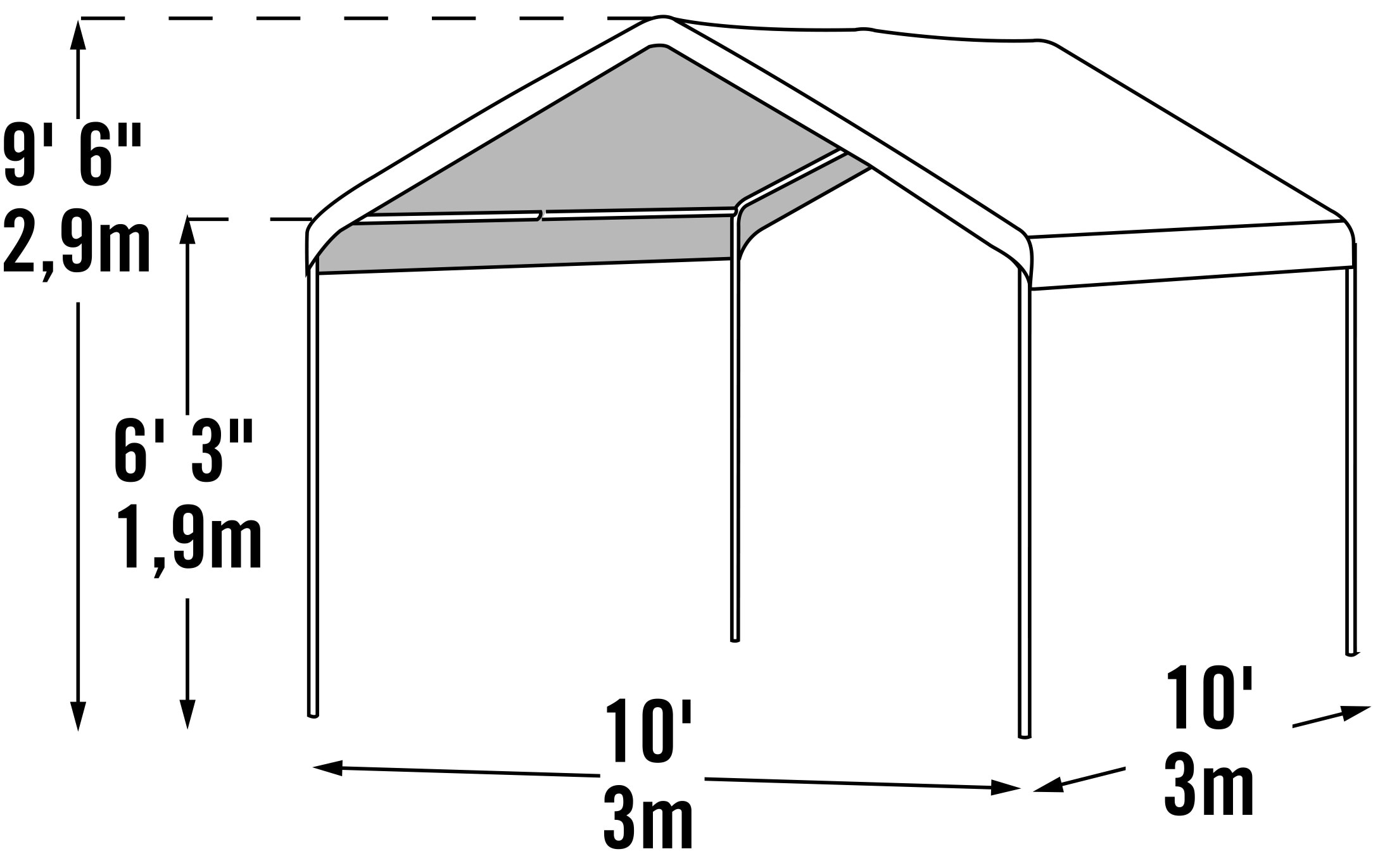 Shelterlogic 10x10 clearance canopy