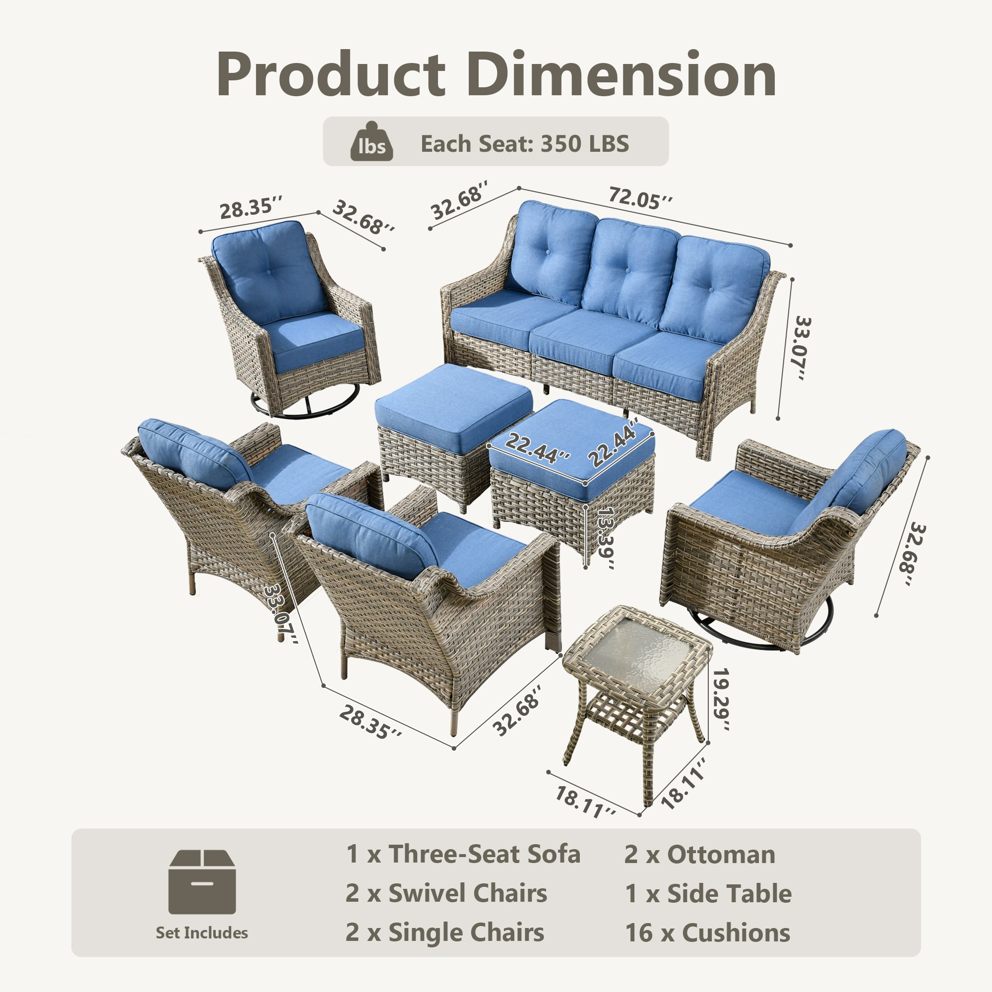 Caodoc L5-YZPAD508 Patio-Sofas-Daybeds - View #6
