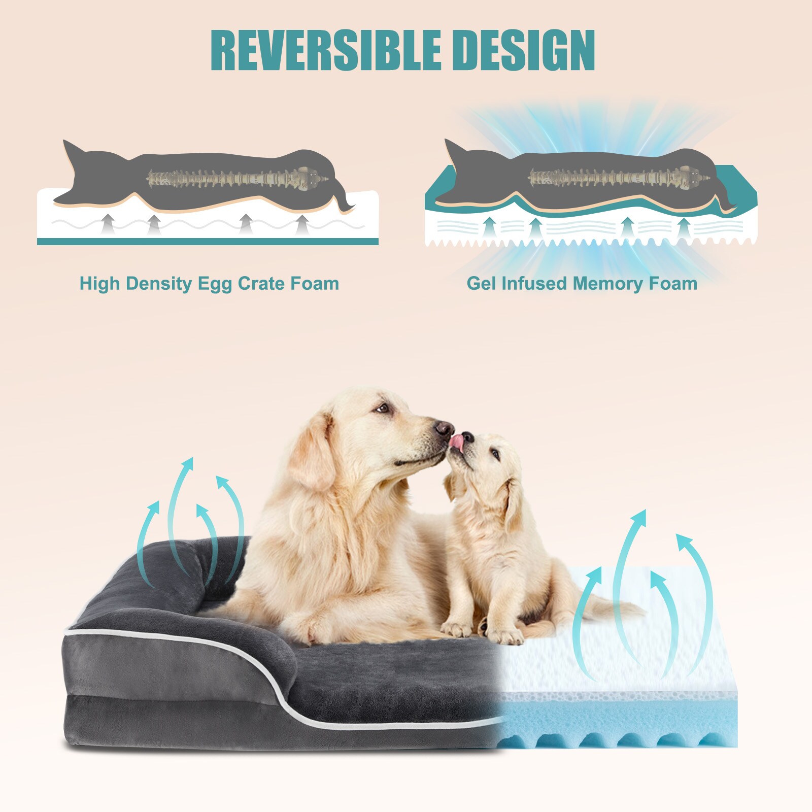 Sweetcrispy L-CW-FXGW-XL-GY Pet-Beds - View #5
