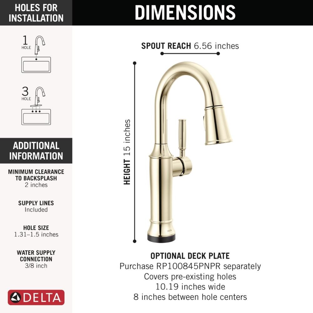 Delta 9984TL-PN-PR-DST Kitchen-Faucets - View #6