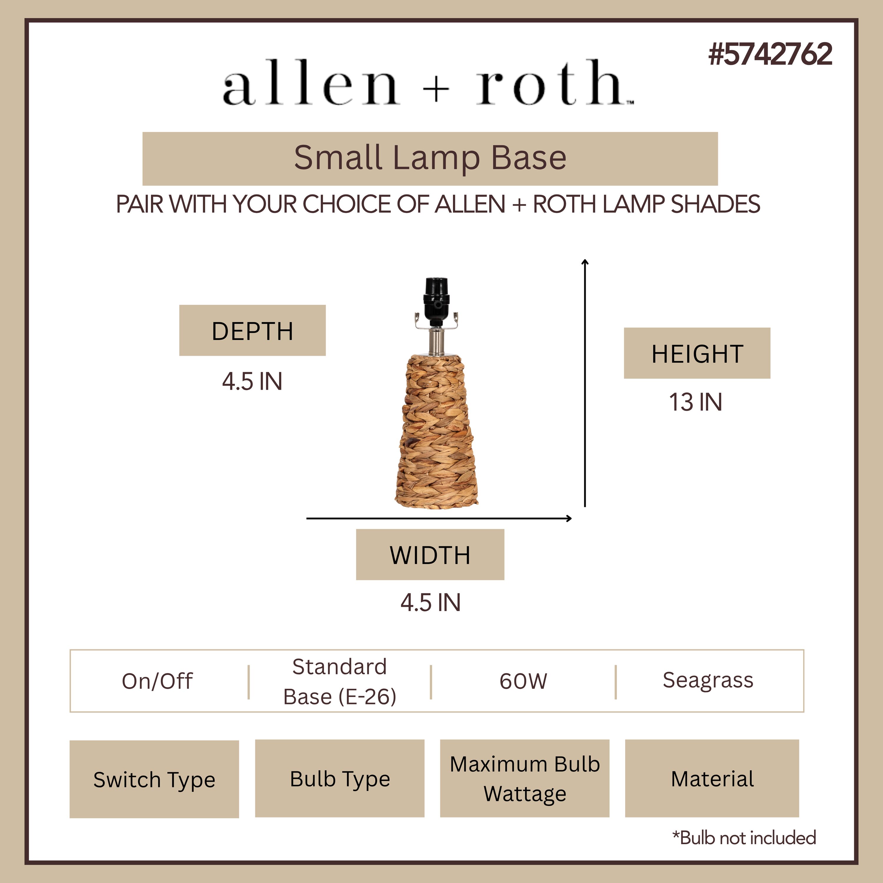 allen + roth LB31BR Lamp-Bases - View #3