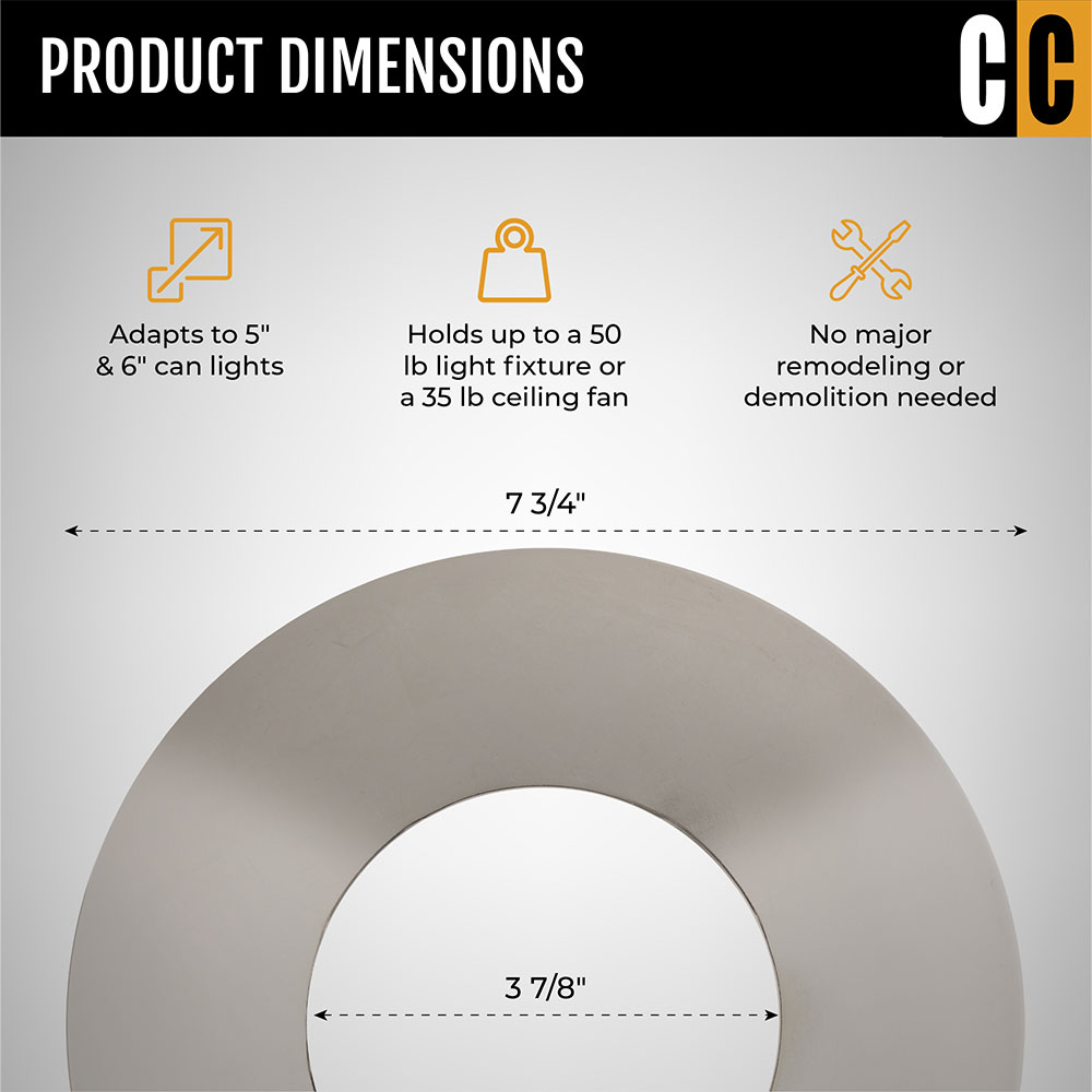The Can Converter R56-RMF-CHR Recessed-Kits - View #3