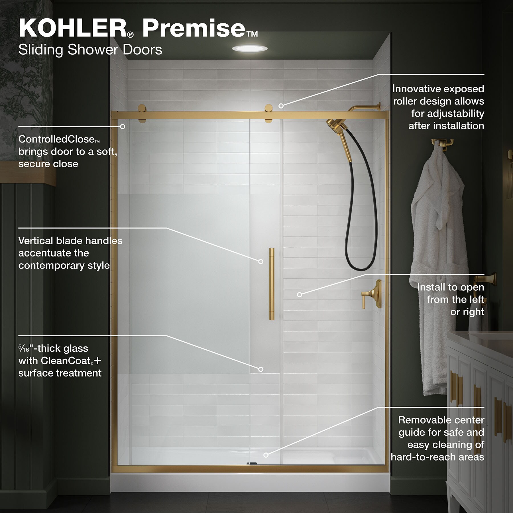 KOHLER 702471-8G81-2MB Shower-Doors - View #6