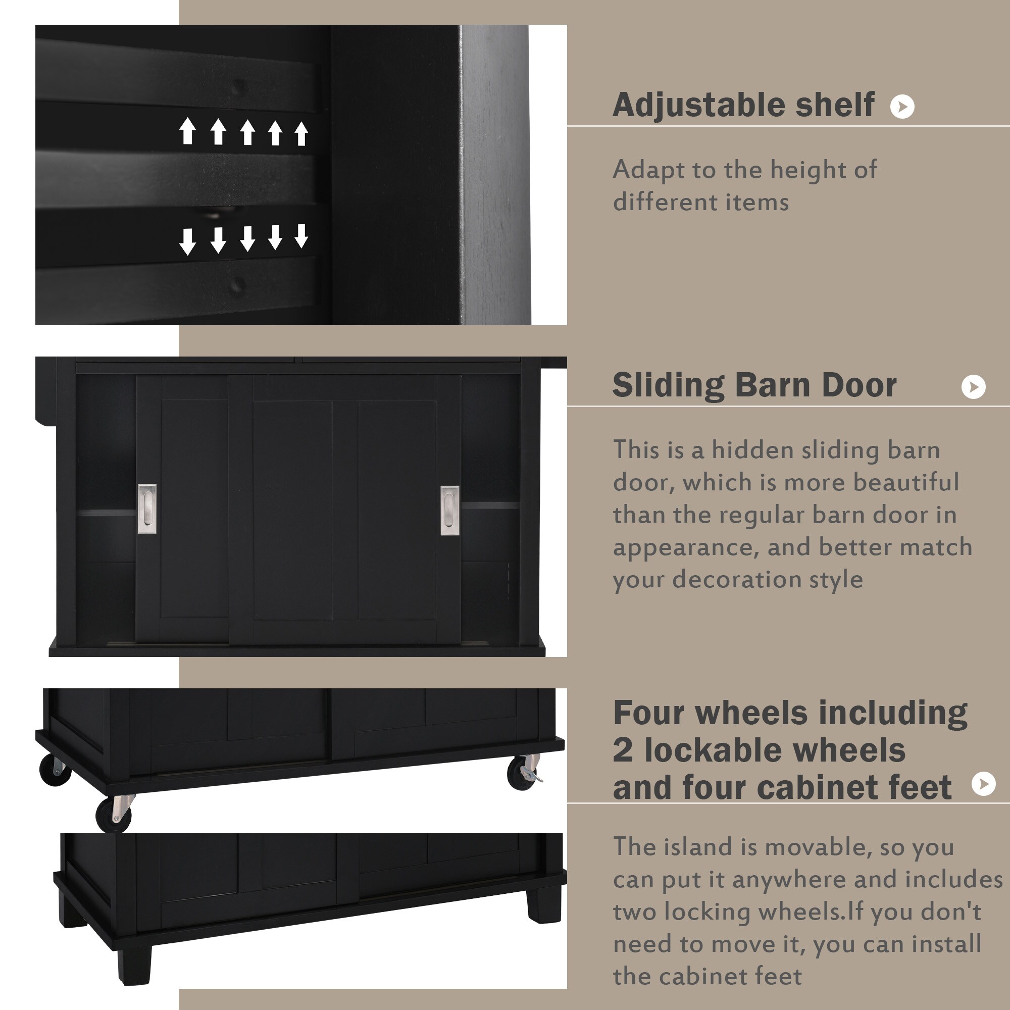 SINOFURN SYB260029BK Kitchen-Furniture - View #15