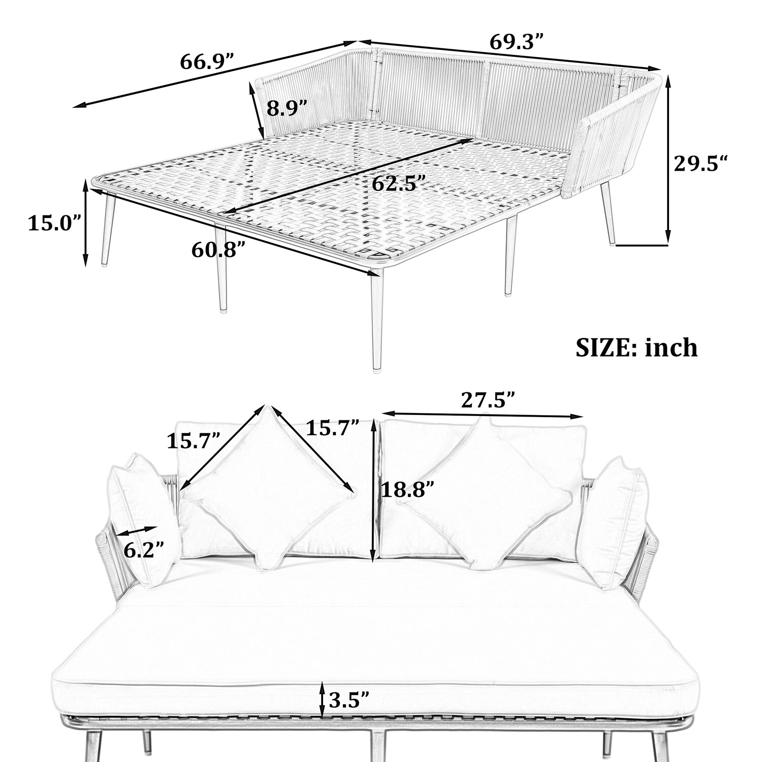 SINOFURN SYA010477BG Patio-Sofas-Daybeds - View #5