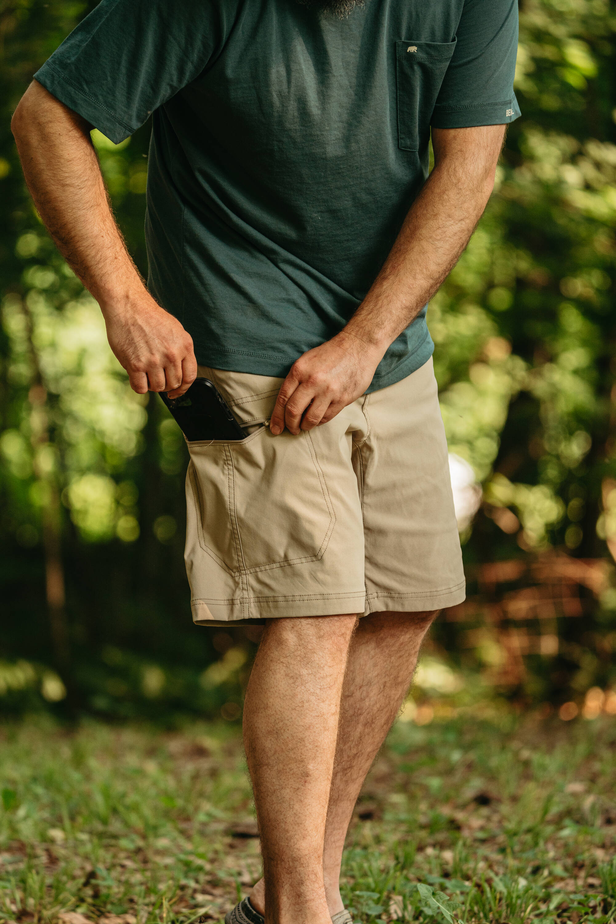 BERNE APPAREL S813BEG360 shorts - View #3