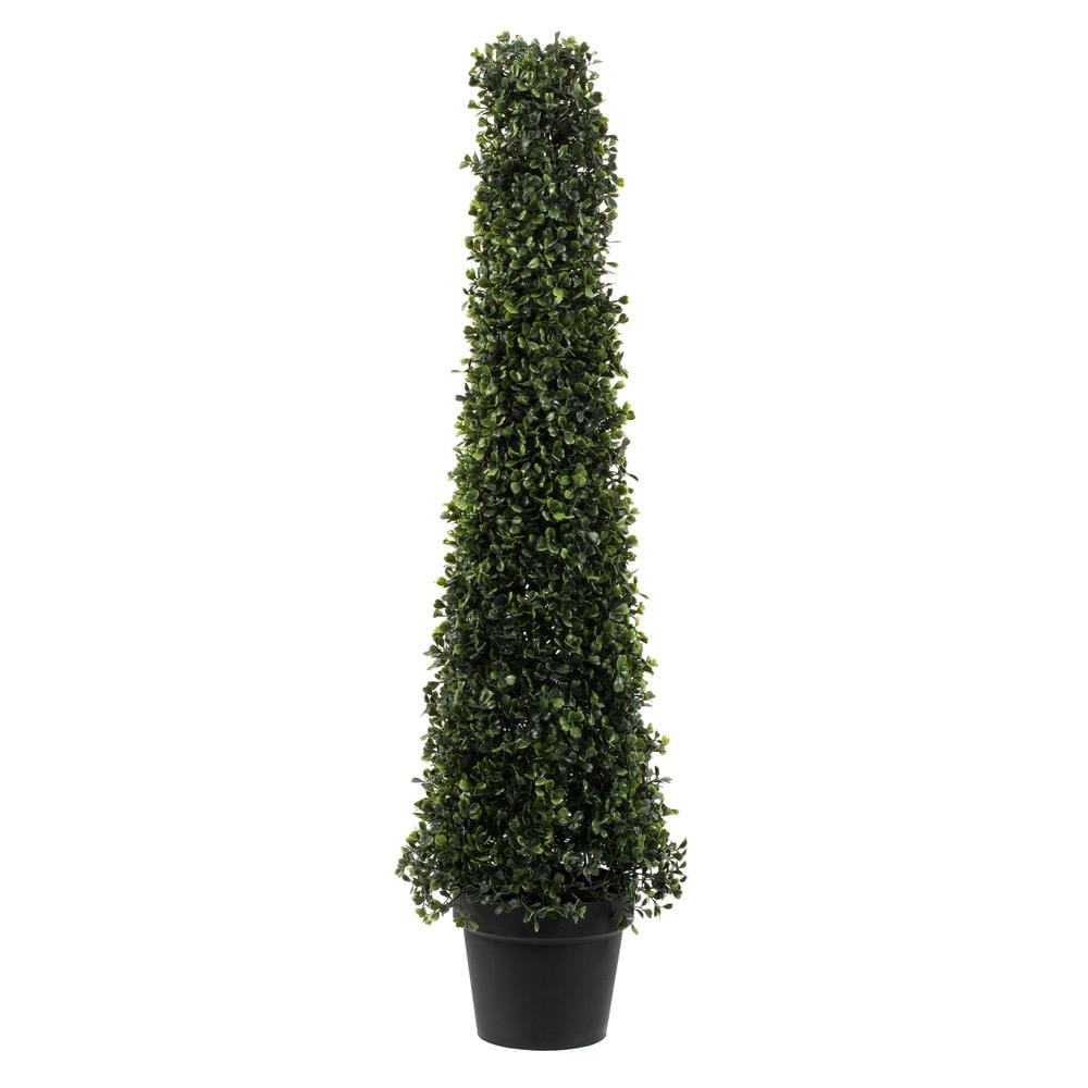 Vickerman 36-in Green Indoor/Outdoor Boxwood Artificial Plant at Lowes.com