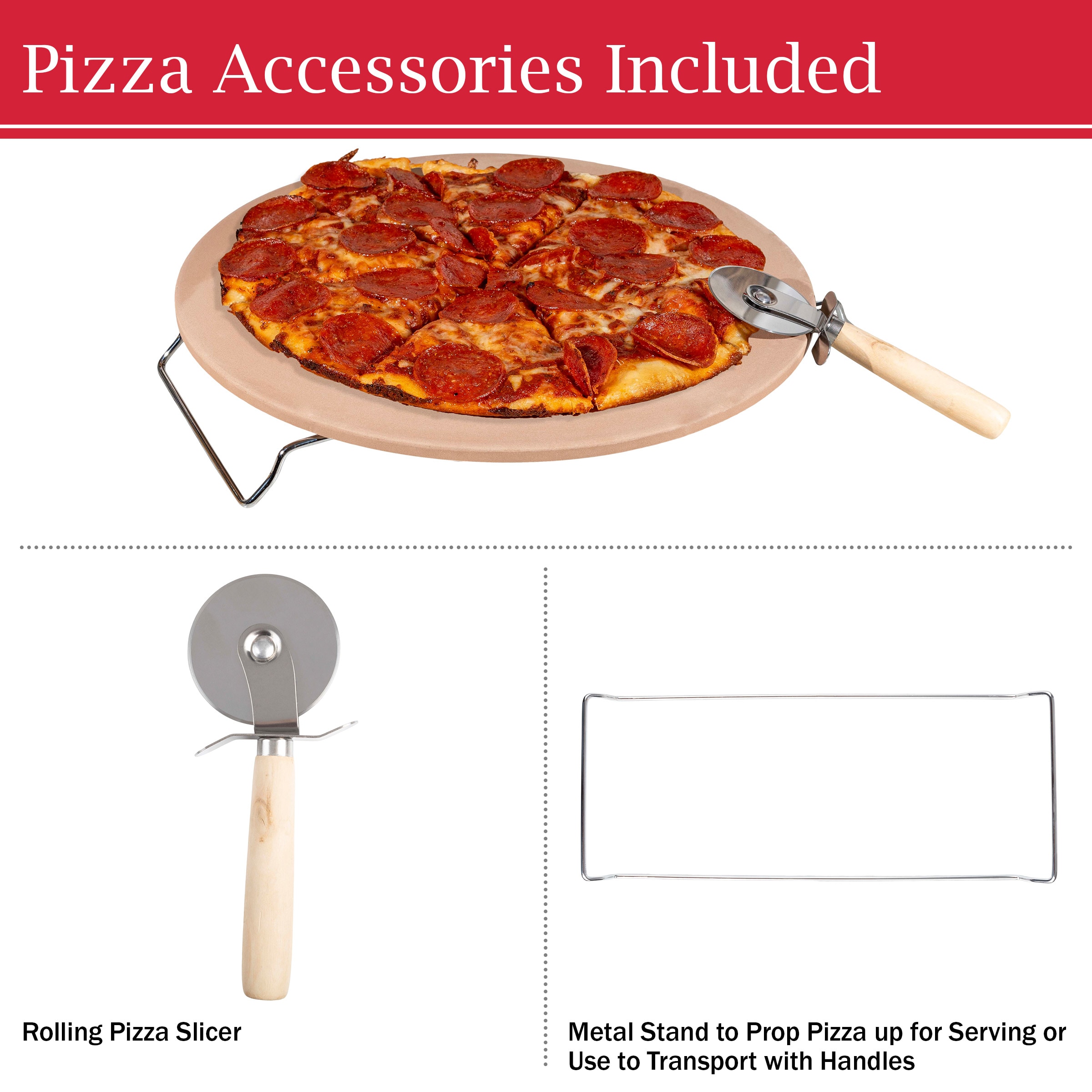 Classic Cuisine KIT-PZA-3 Cooking-Pans-Skillets - View #3