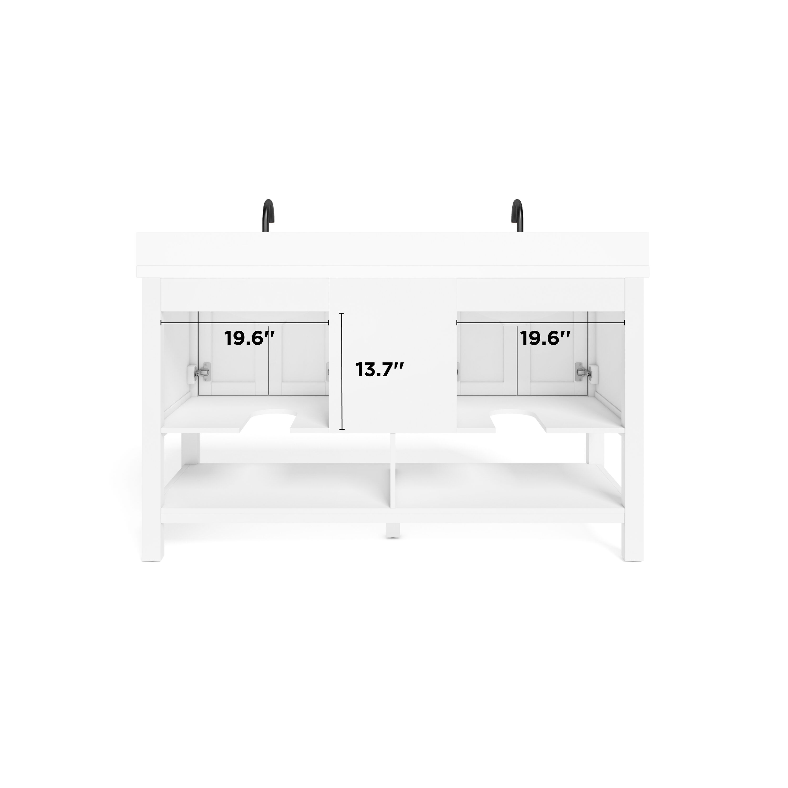 allen + roth WSL60RVSW Bath-Vanity-Combo - View #11
