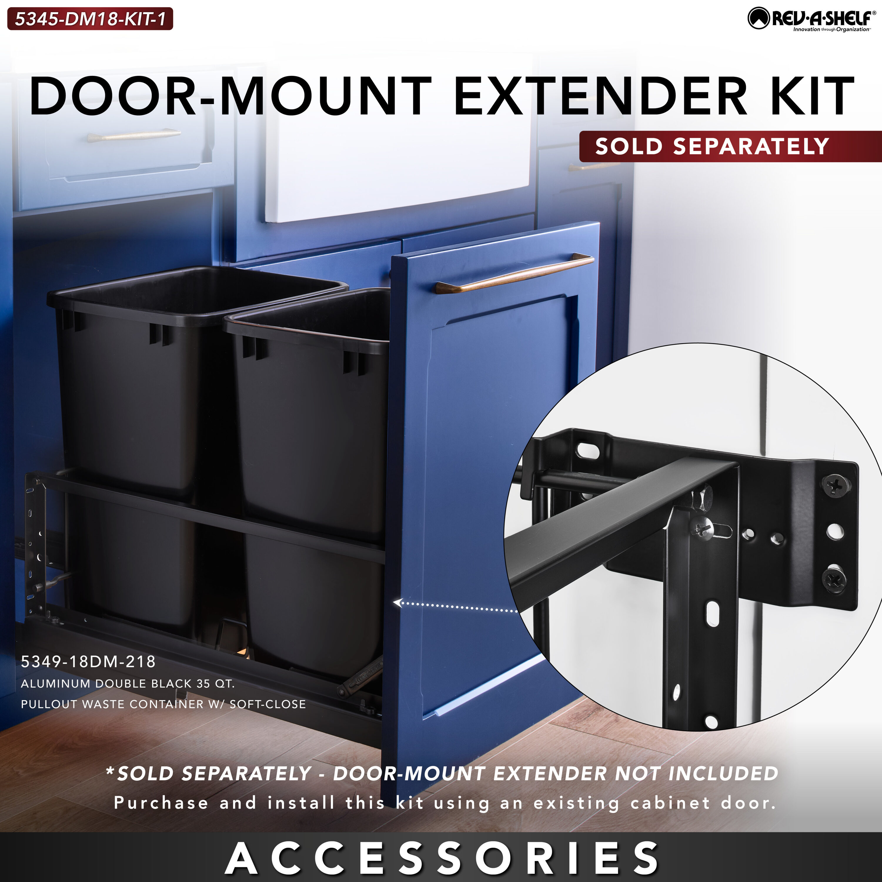 Rev-A-Shelf 163334 Pullout-Trash-Cans - View #5