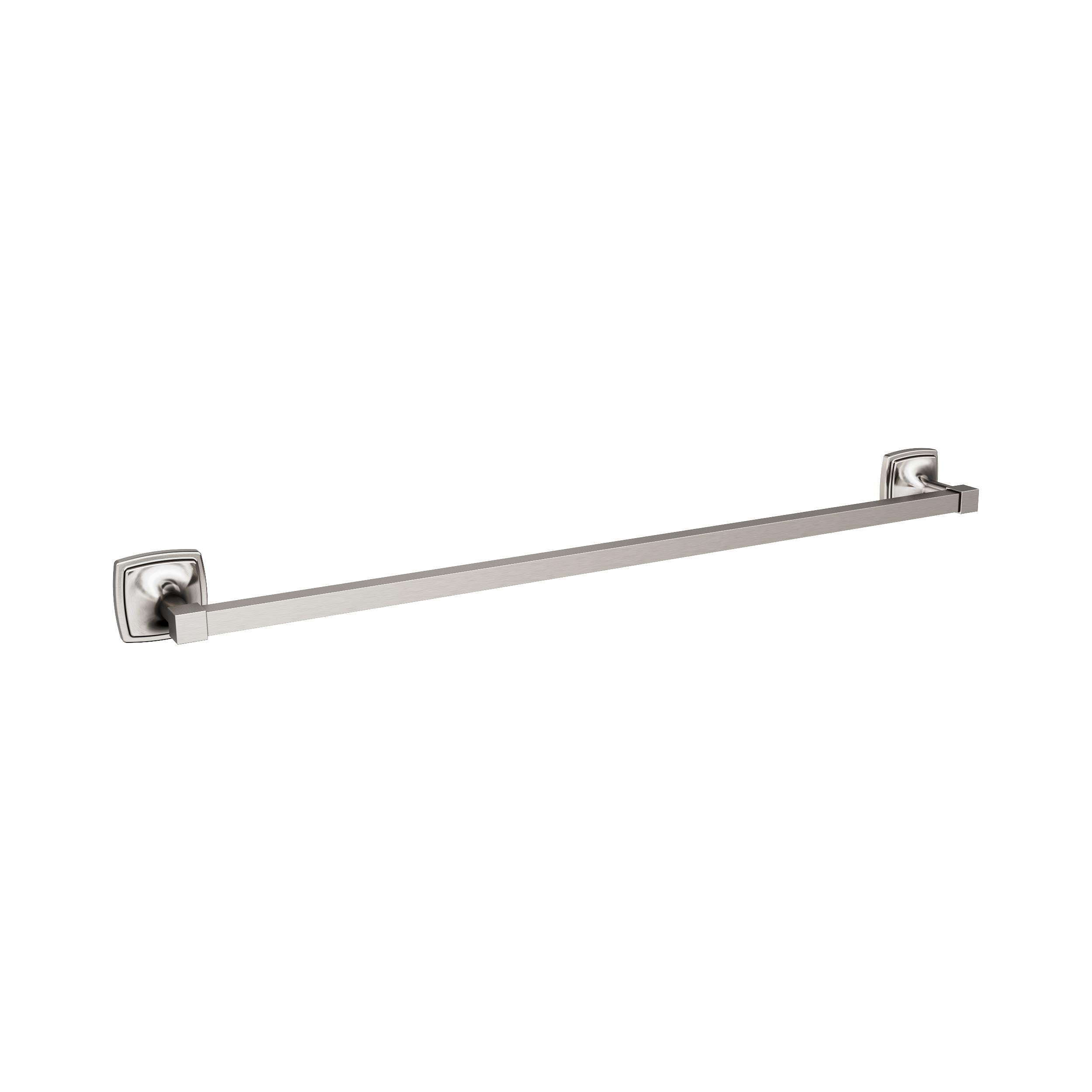 Amerock BH36094G10 Stature 24-in Brushed Nickel Wall mount Single Towel Bar