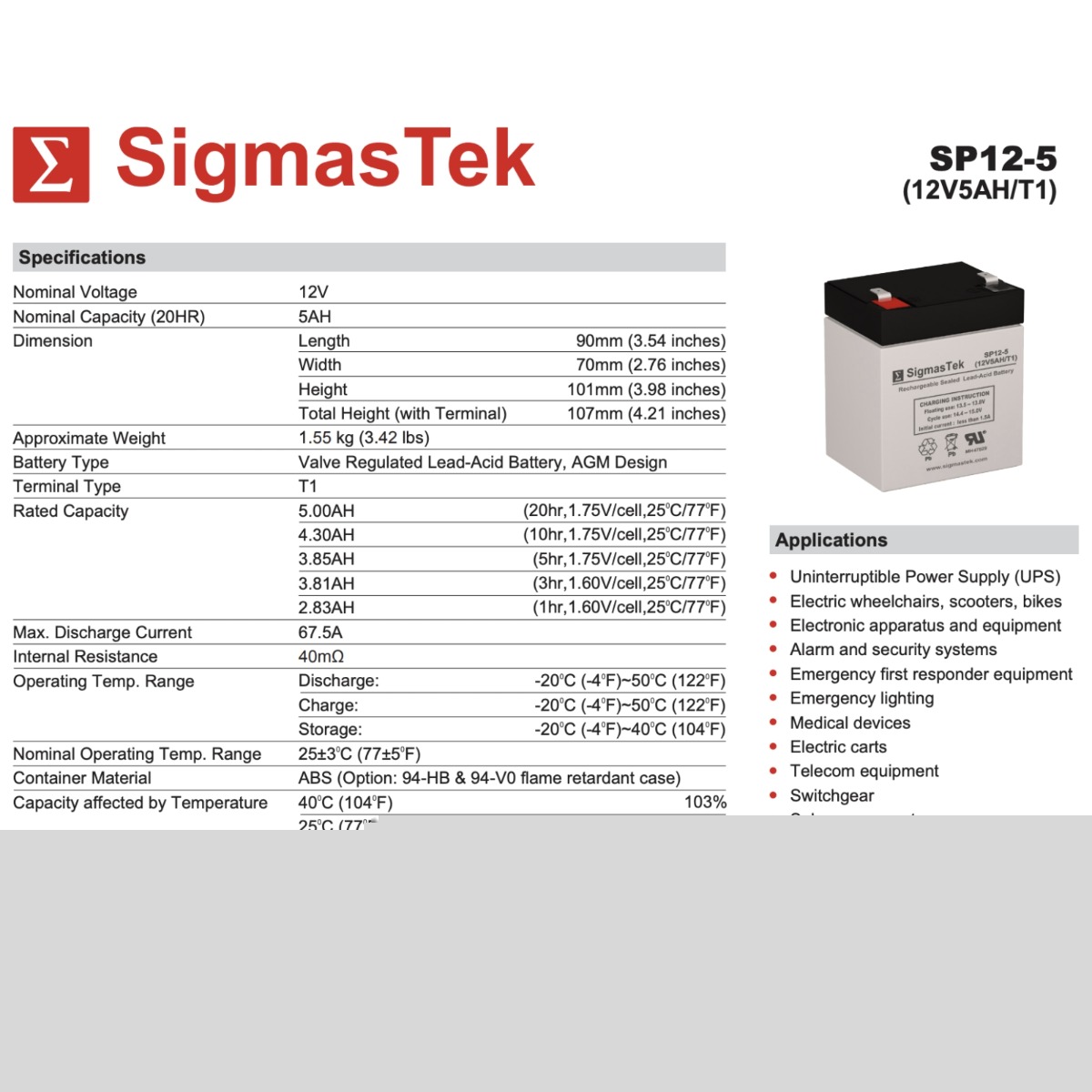 SigmasTek 652029351399 Device-Replacement-Batteries - View #3