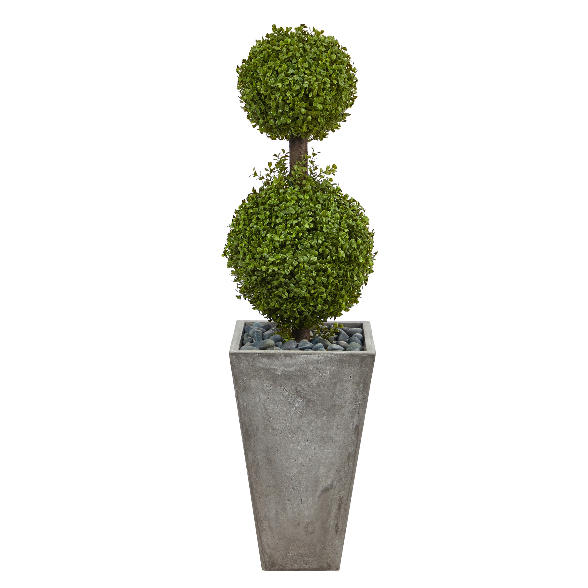 Nearly Natural T2492 48-in Green Indoor/Outdoor Floor Boxwood Artificial tree