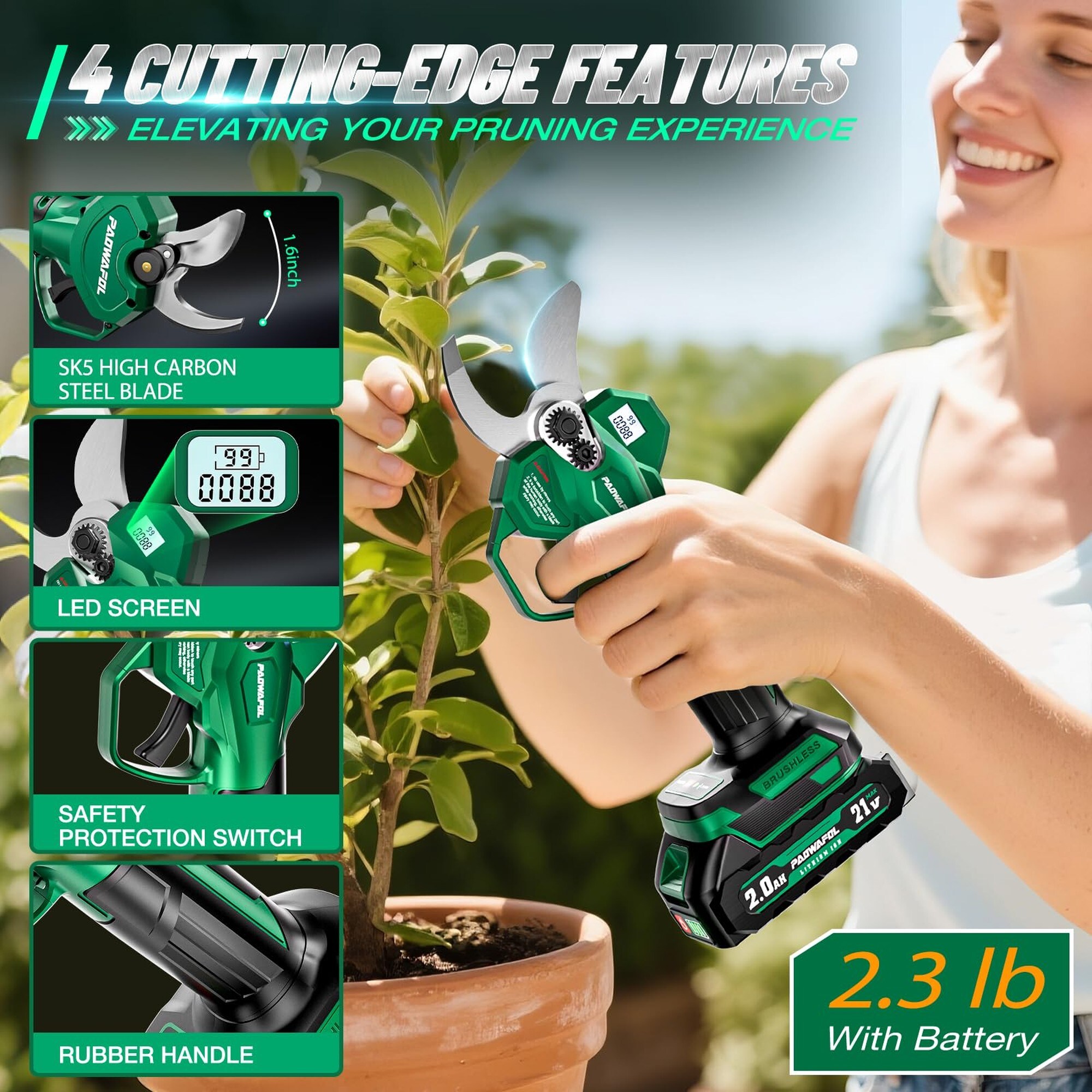 Wudkey HQ2591 Hand-Pruning-Saws - View #3