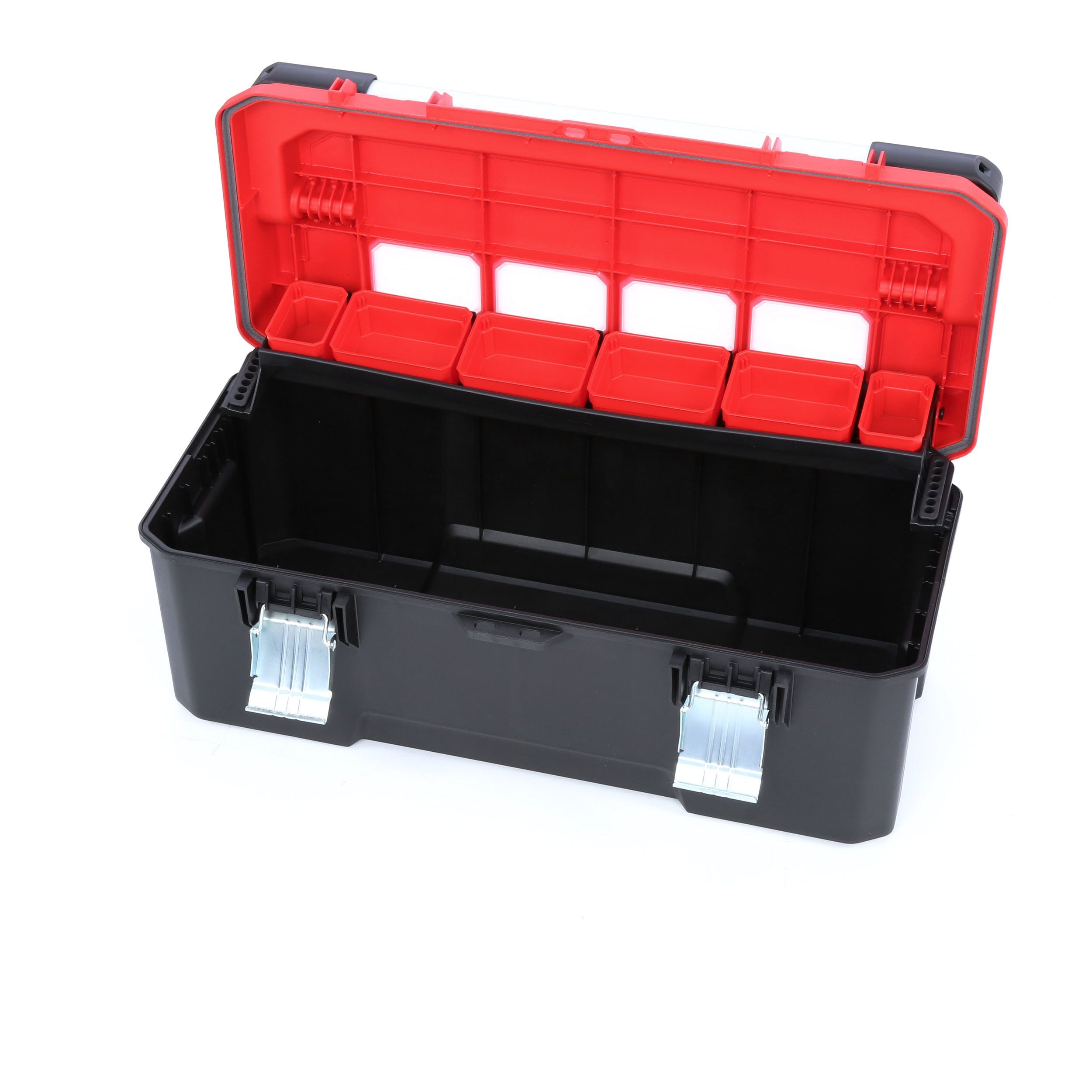 CRAFTSMAN Pro 26-in Red Plastic Lockable Tool Box at