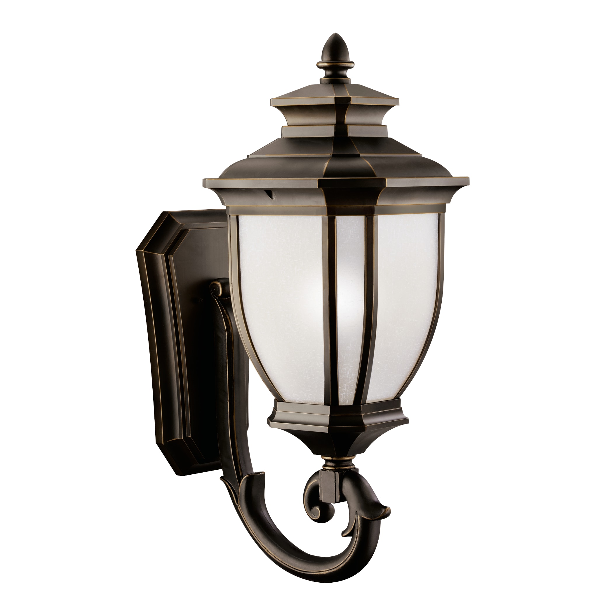 Kichler Salisbury 1-Light 29-in Rubbed Bronze Outdoor Wall Light