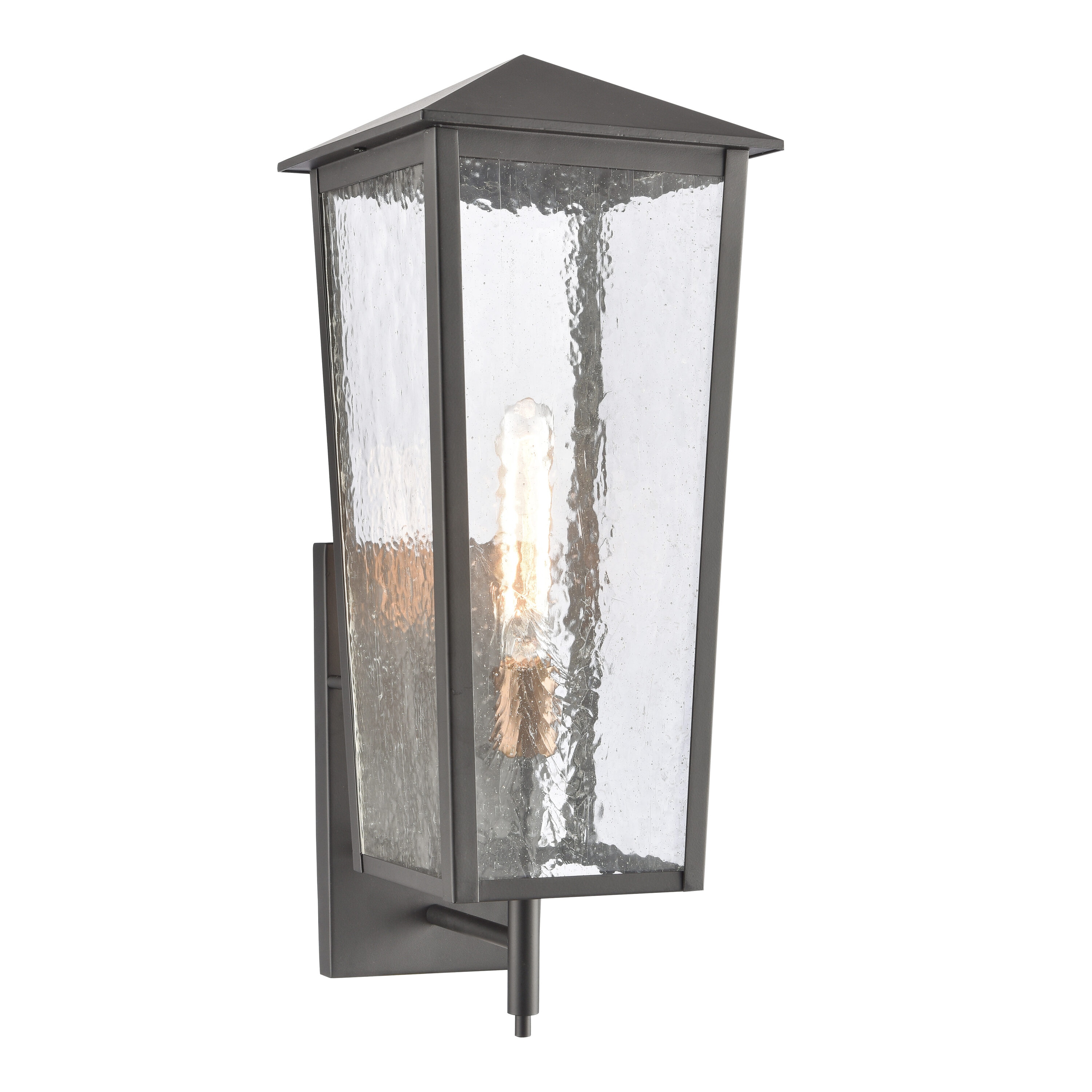 Westmore by ELK Lighting LW-202302010173 Hill 9-in W 1 -Light Matte Black Transitional Wall Sconce