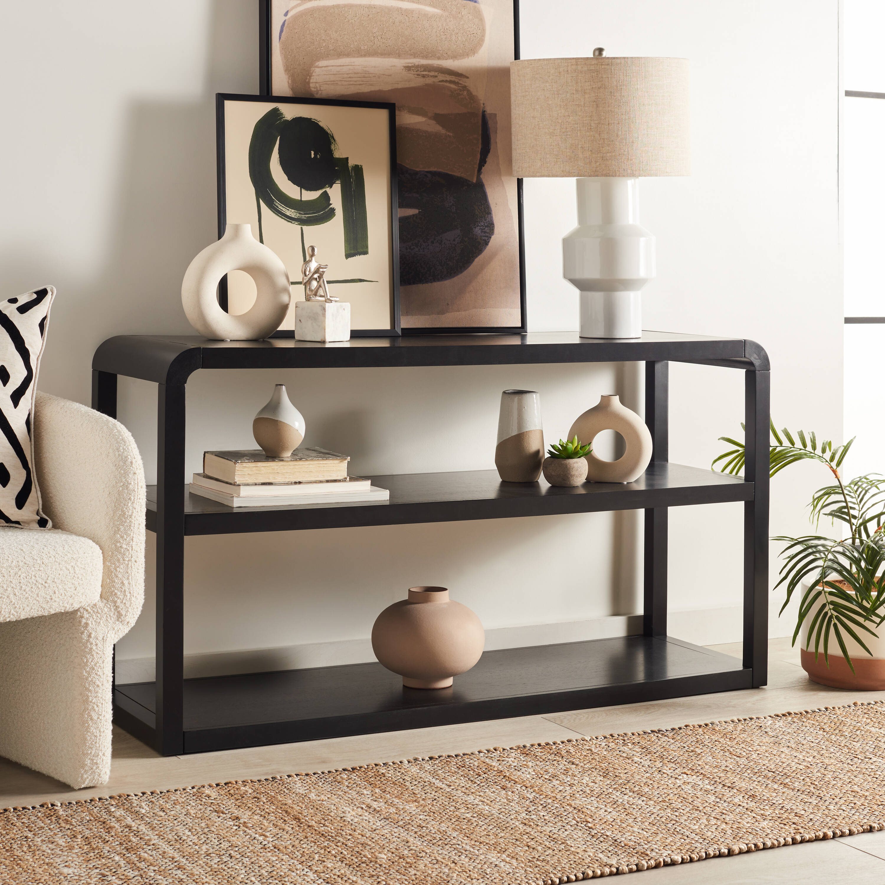 Safavieh CNS1501A Modern Nc Coating Console table