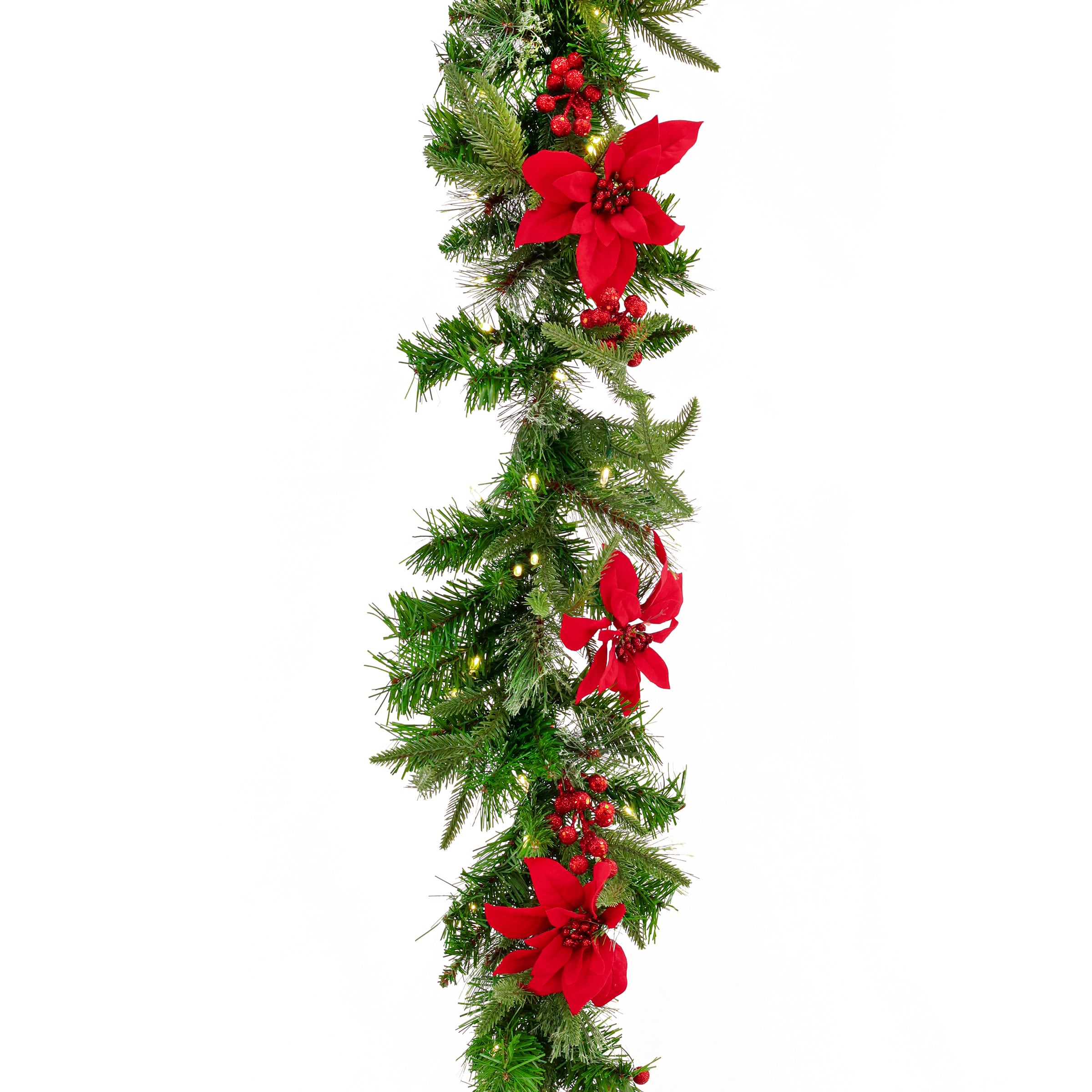 National Tree Company QPECO8-301-4A-B Artificial-Christmas-Garland - View #5