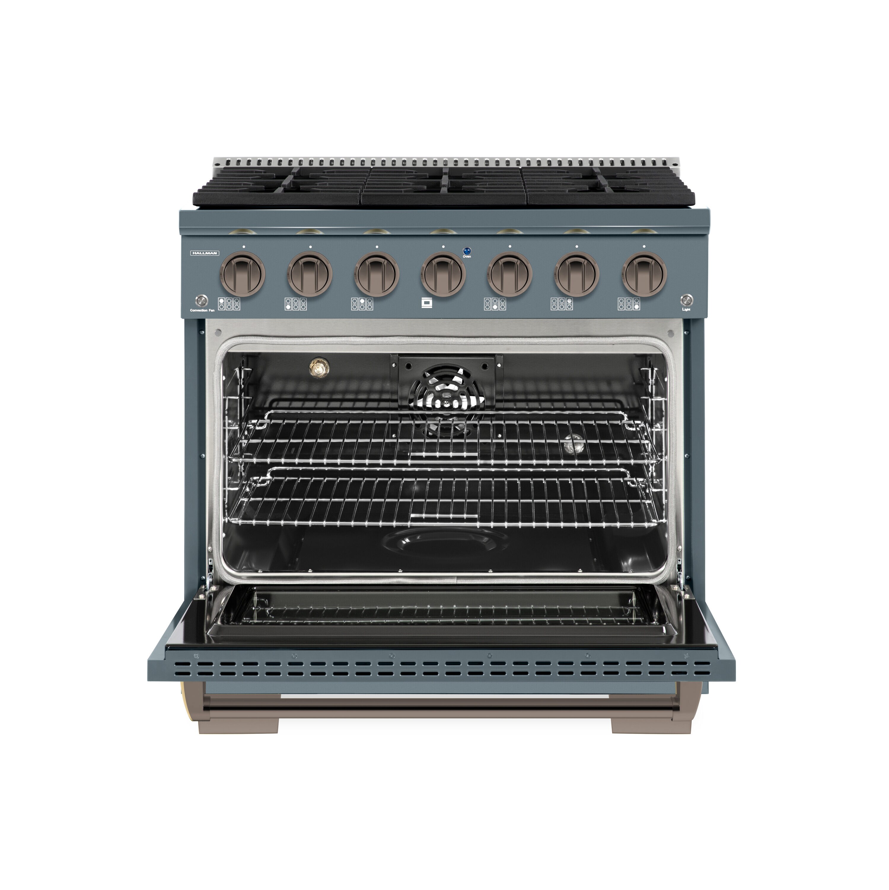 Hallman HBRG36BZGR Freestanding-Gas-Ranges - View #4