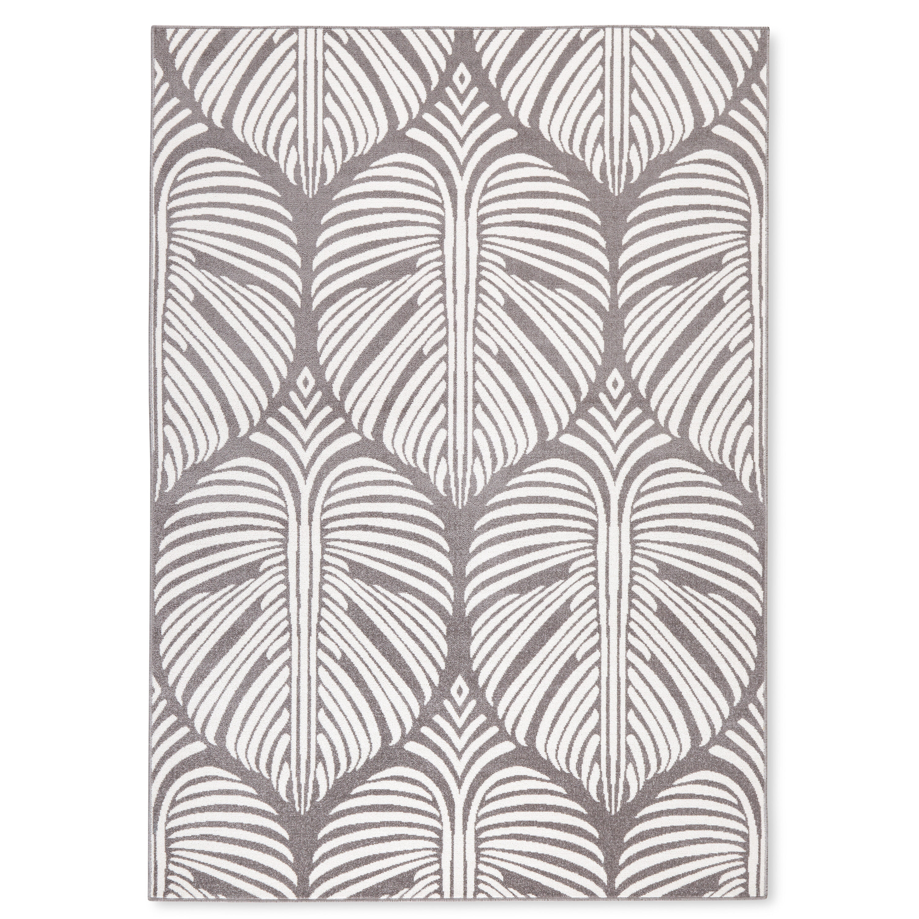 Tommy Bahama LANAI 3 X 5 (ft) Dark Grey/Ivory Indoor/Outdoor Floral ...