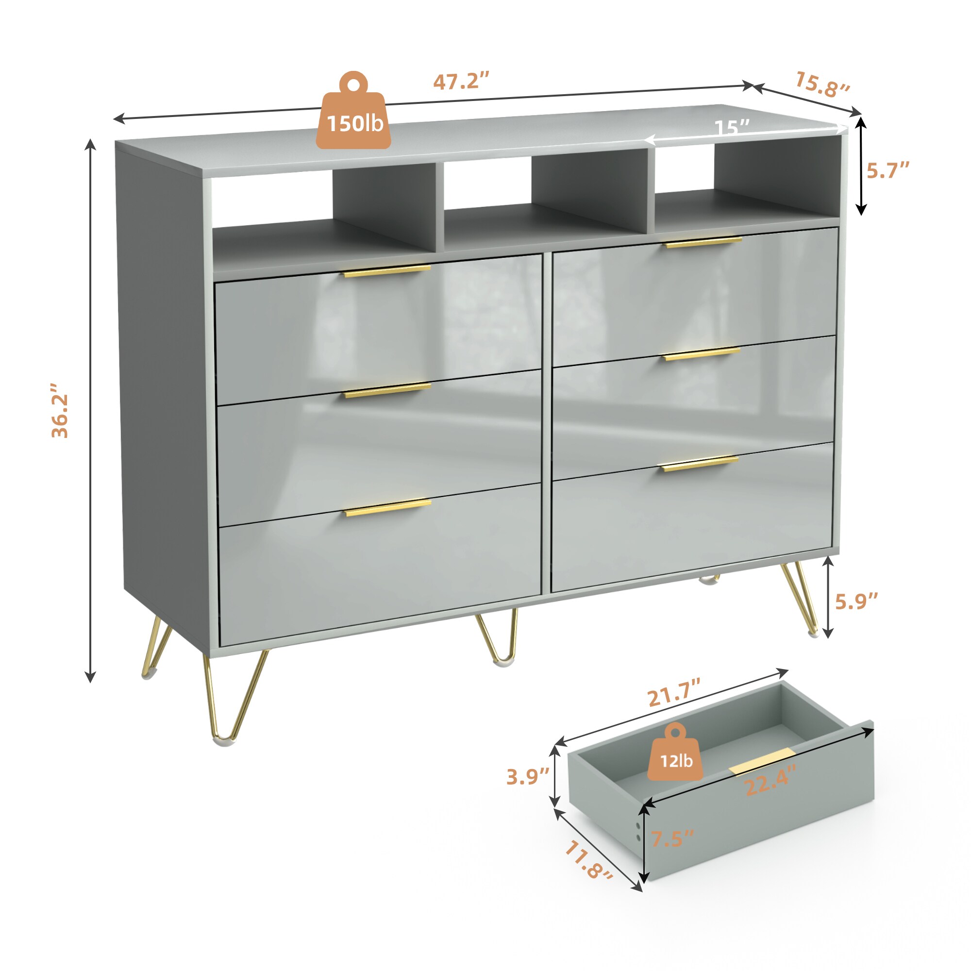 DG47G01-B-LW1 dressers - View #2
