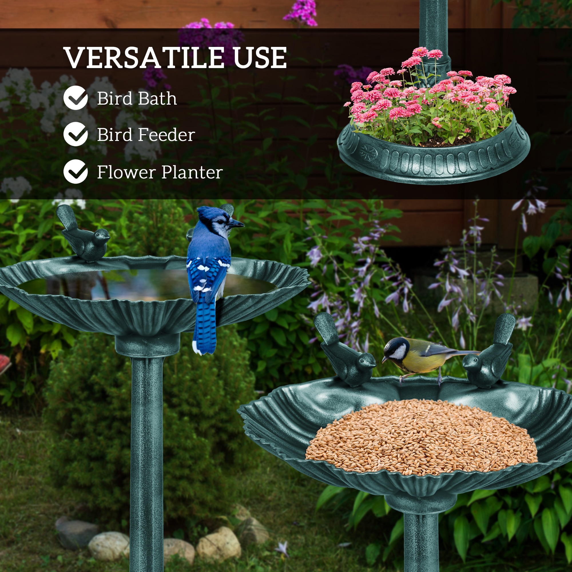 AHIOU HOME ZAAHG-P174538BD birdbaths - View #5