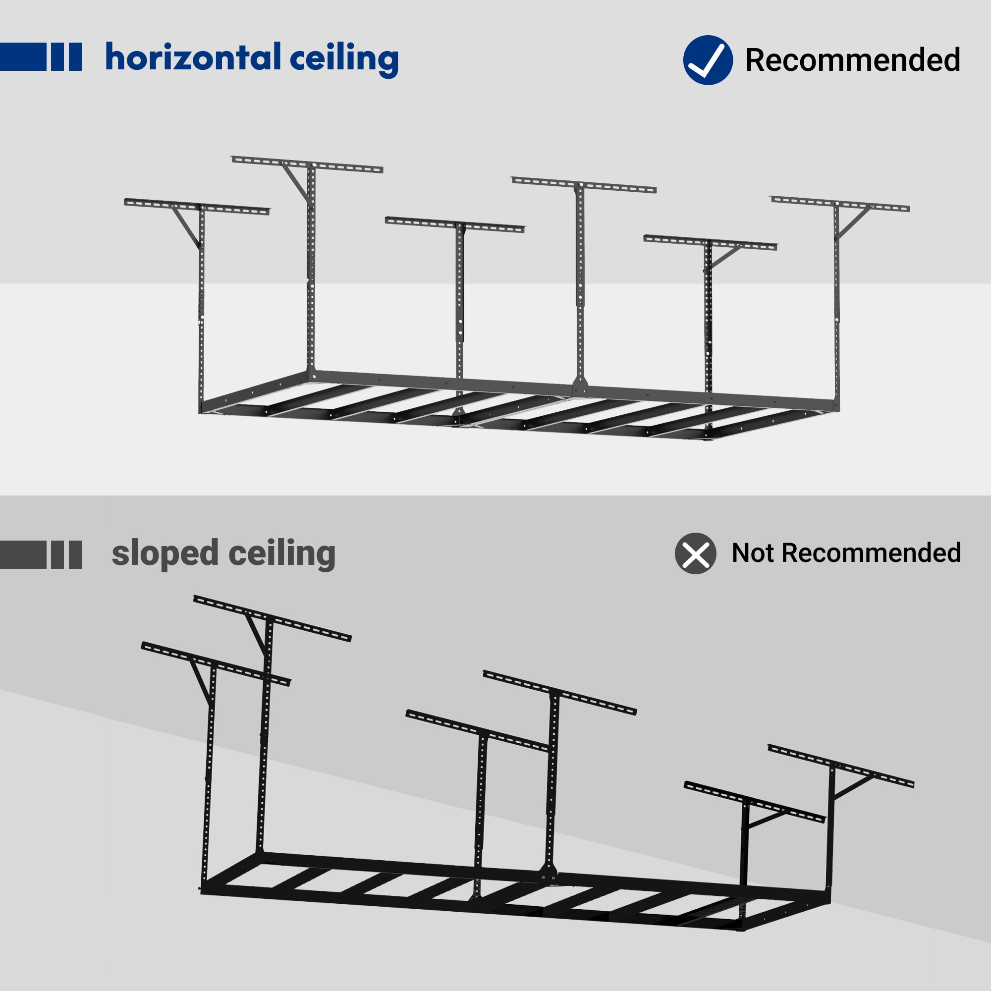 Fleximounts GR48FBMAX-E Overhead-Garage-Storage - View #5