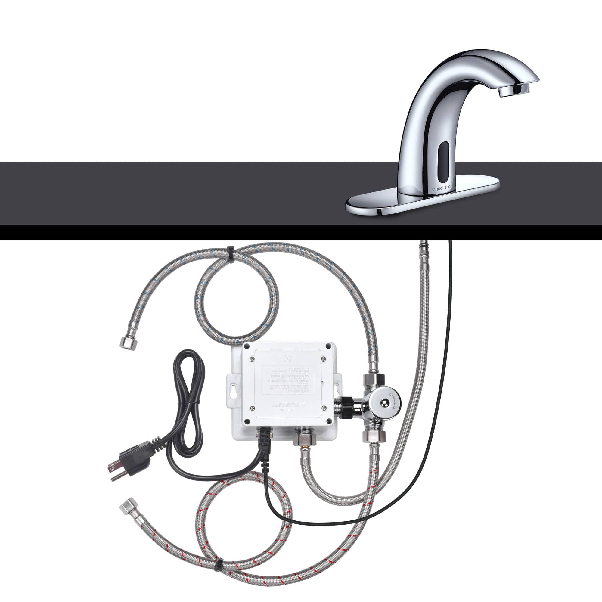 Yescom 81FH1005-5-4-CHR-LO Lavatory-Faucets - View #5