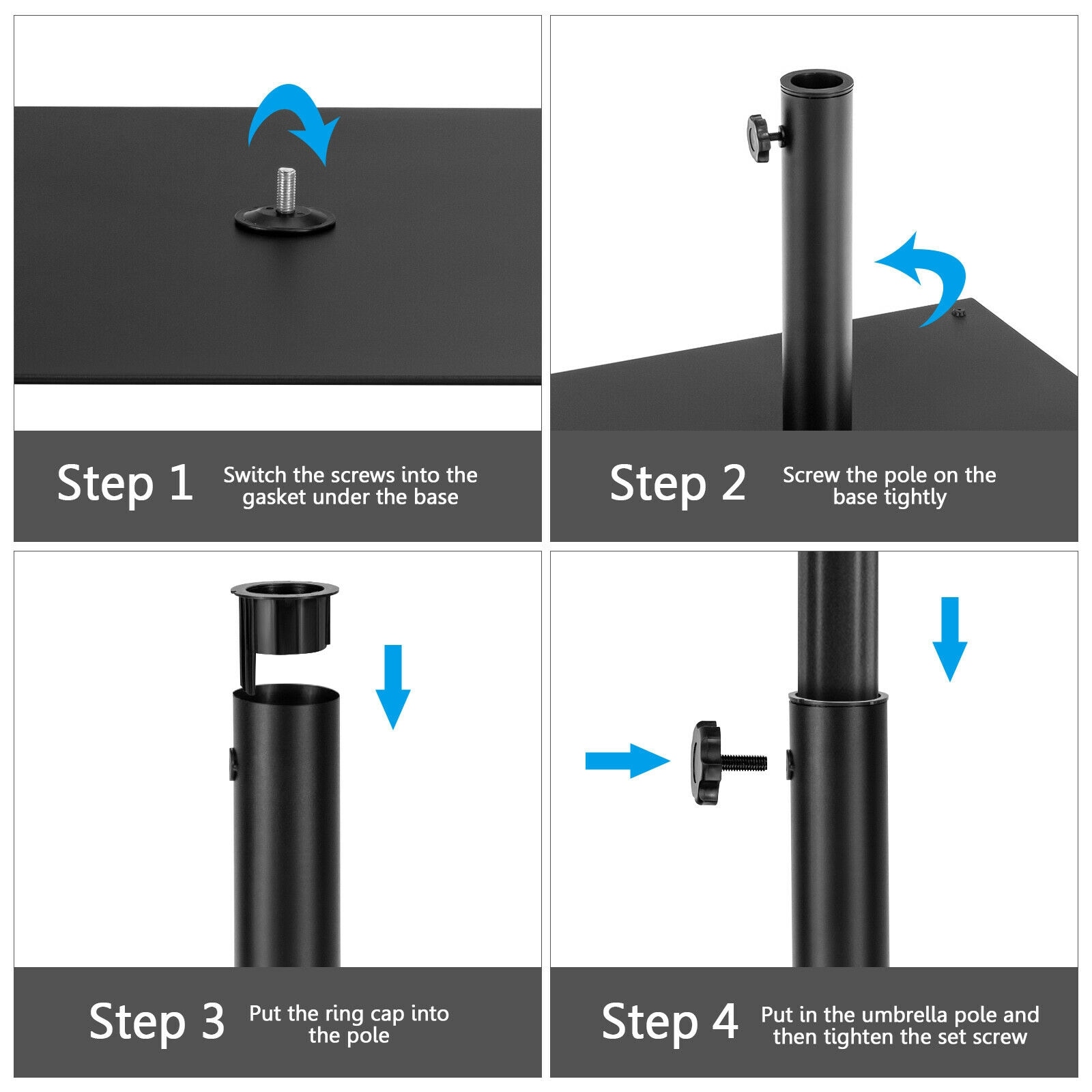 Forclover HYFE-10010 Umbrella-Bases - View #4