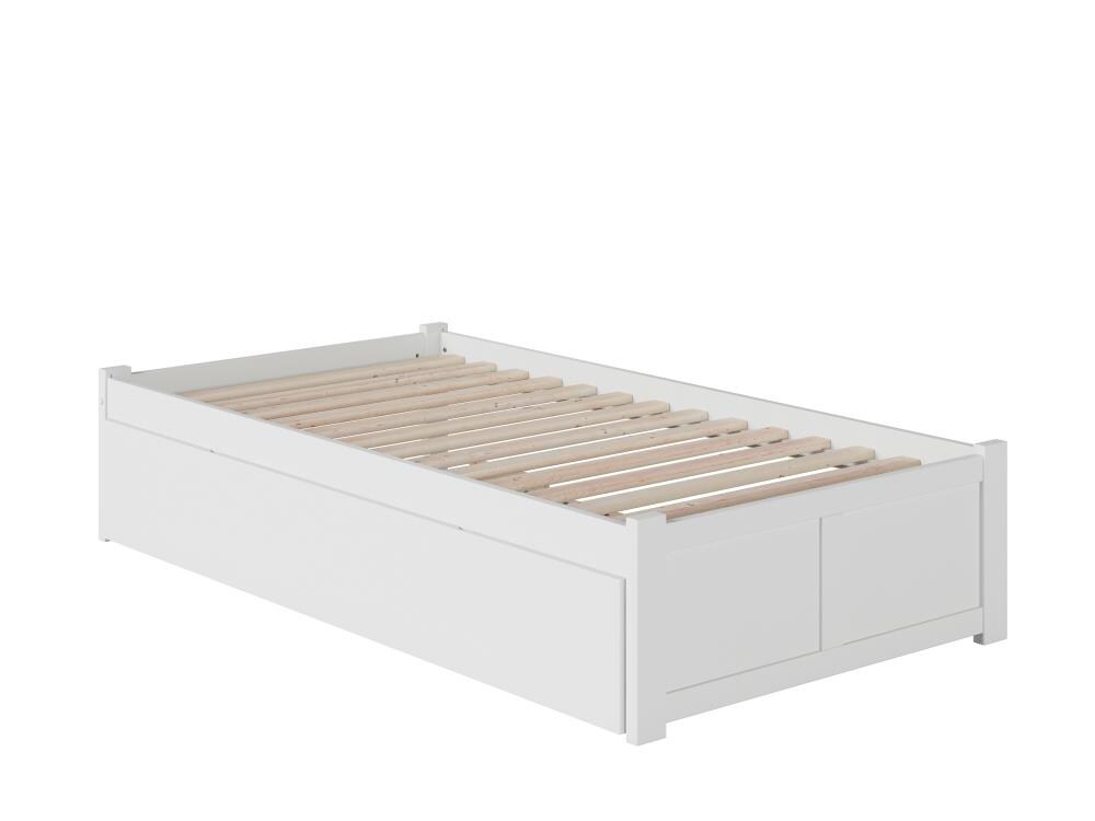 White Twin Extra Long Trundle Bed, Twin Xl Trundle Bed Plans