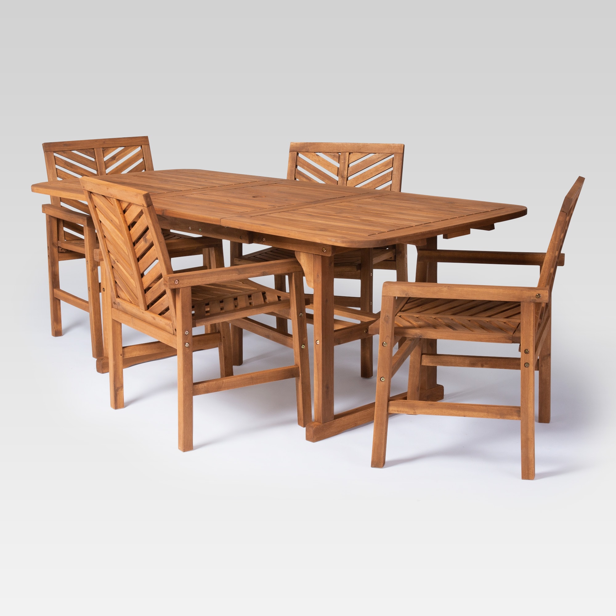 Walker Edison LWW5TXVINBR Patio-Dining-Sets - View #2