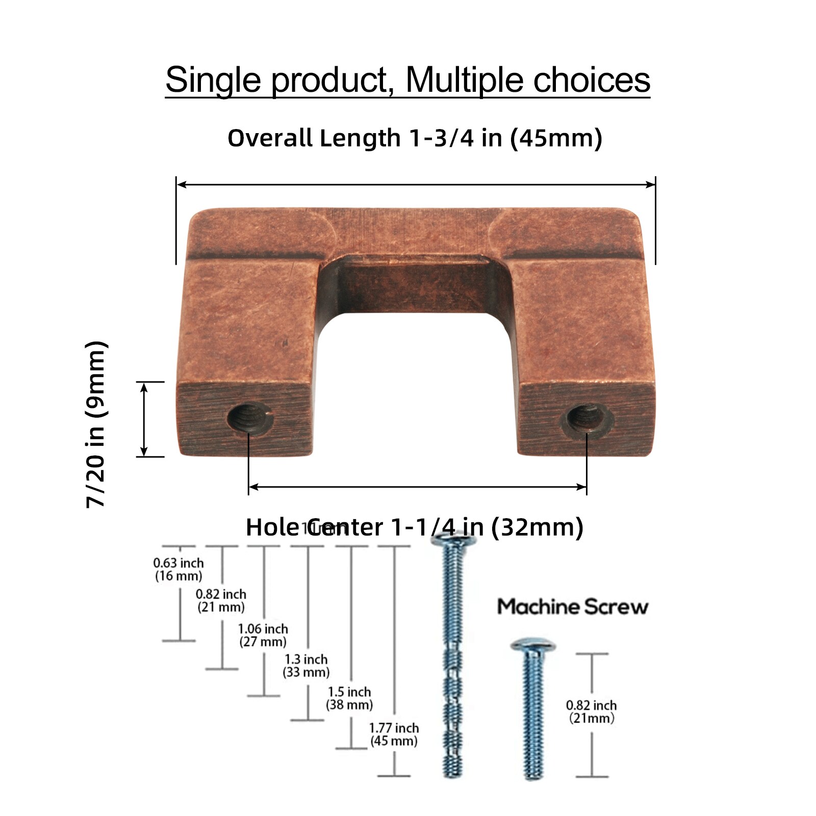 Miaokesen 1816AC-32 Cabinet-Pulls - View #2
