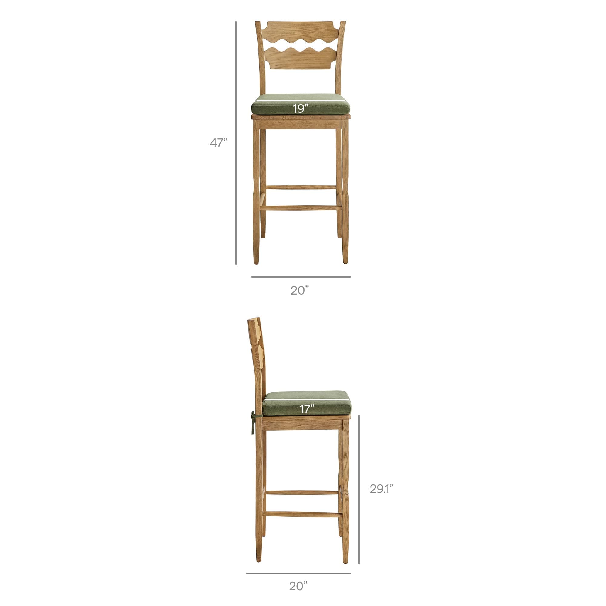 Modway EEI-7519-WOA-SGE stools - View #3