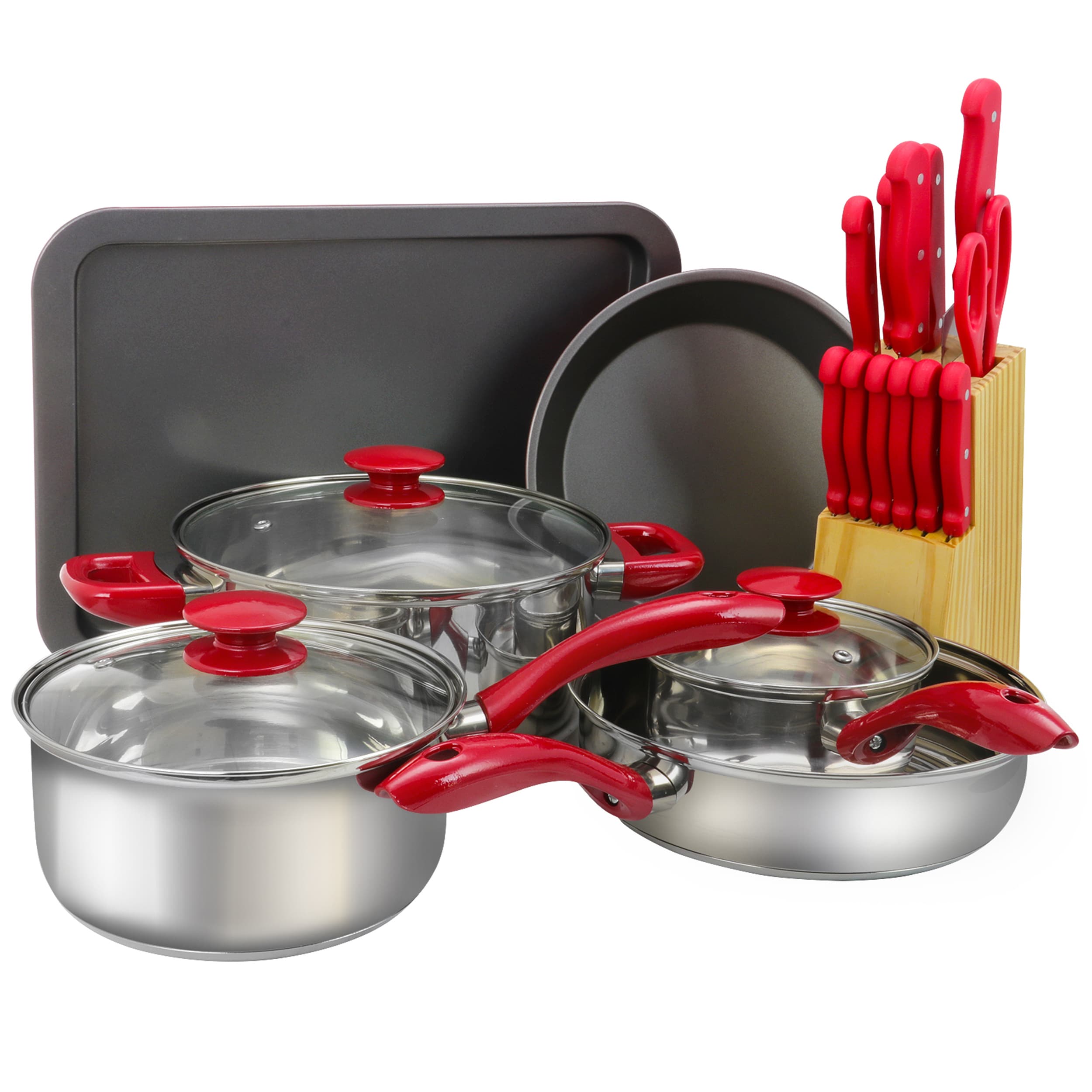Rachael Ray 10 Pc ﻿Hard Anodized II Cookware Set in the Cooking Pans  & Skillets department at