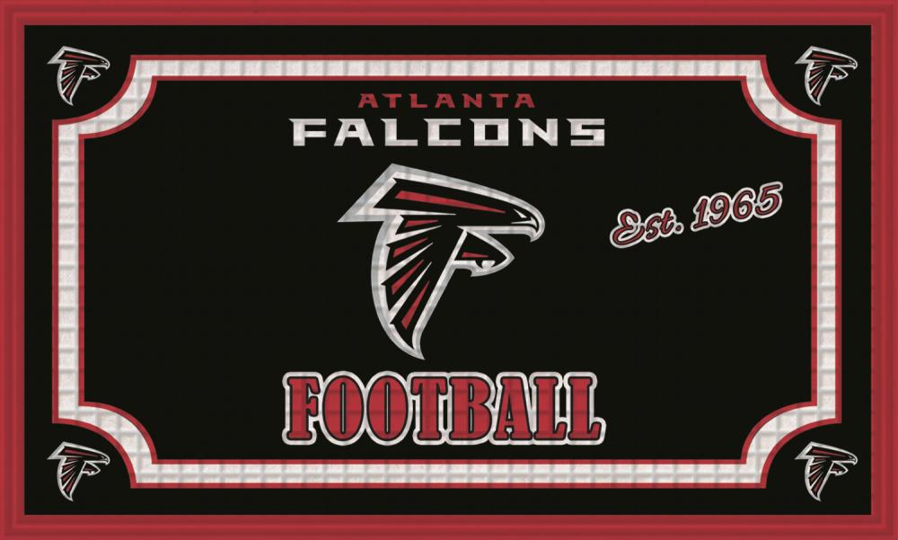 Atlanta Falcons Patch, NFL Sports Team Logo, Size: X Inches