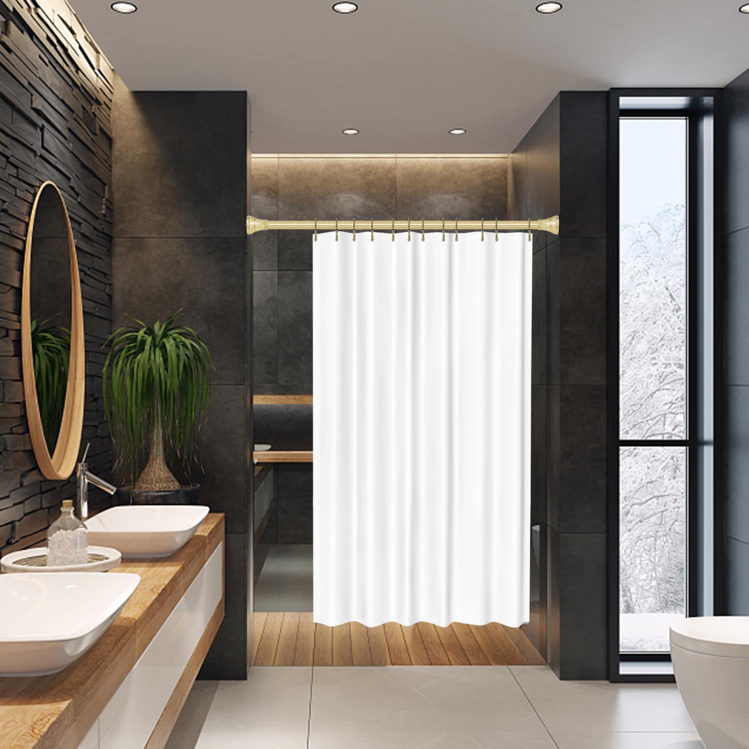 Utopia Alley HK24GD Shower-Rings-Hooks - View #8