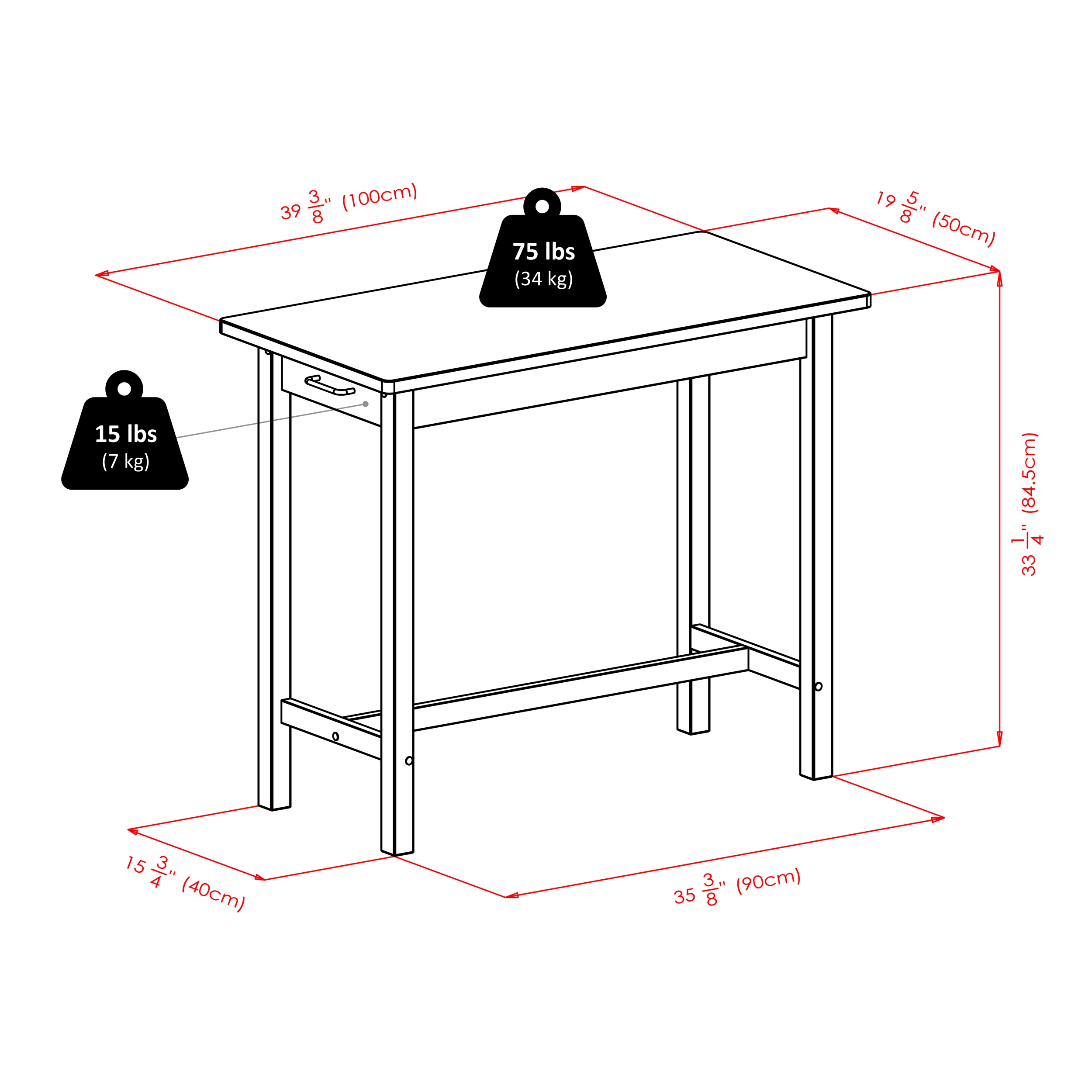 Winsome Transitional 3-Pc Walnut Breakfast Bistro Set with Saddle Stools